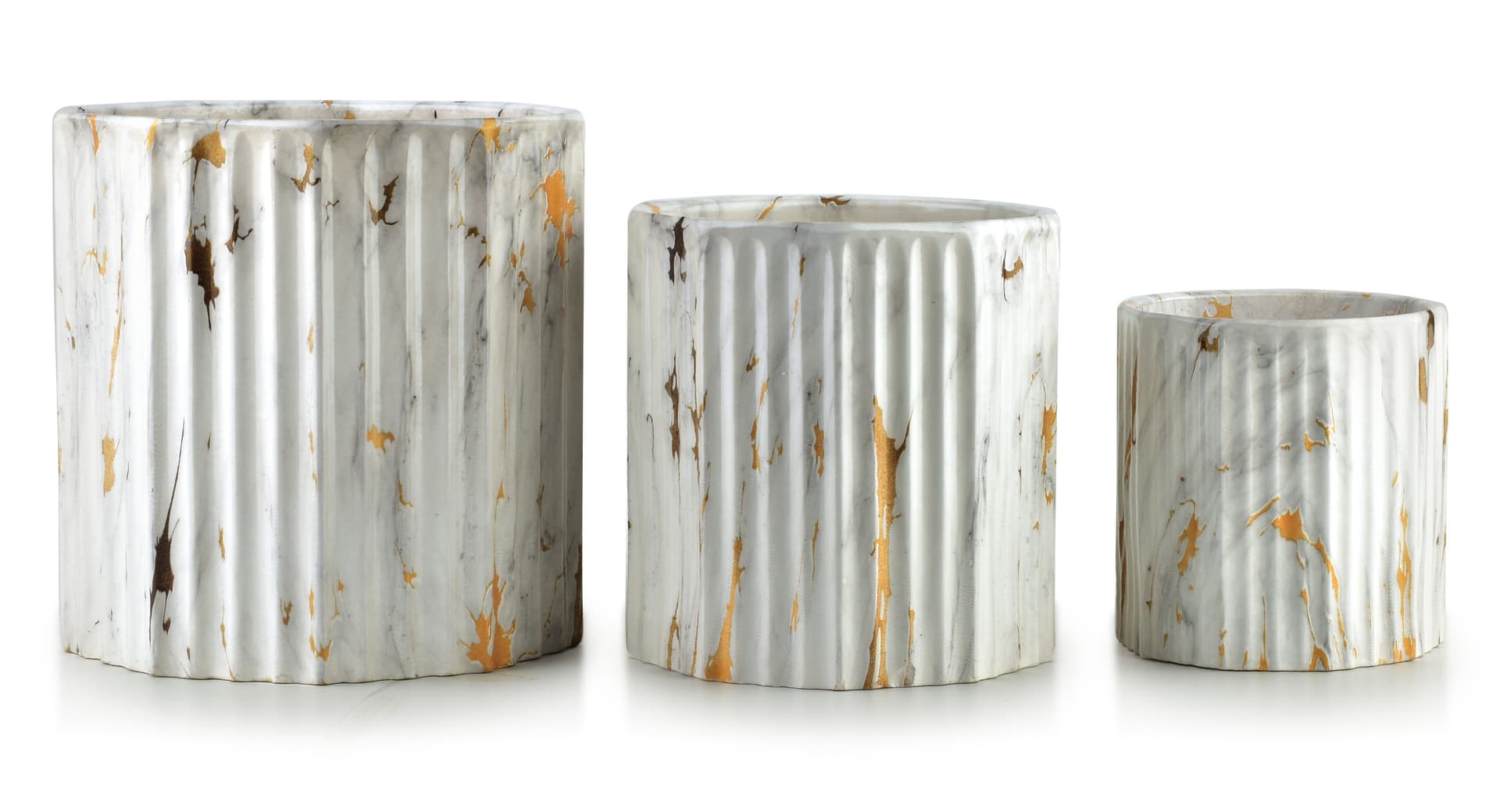 

NEVA MARBLE KOMPLET 3 DONICZEK xL:17Xh18 L:14,5Xh15 M:11Xh11,5cm