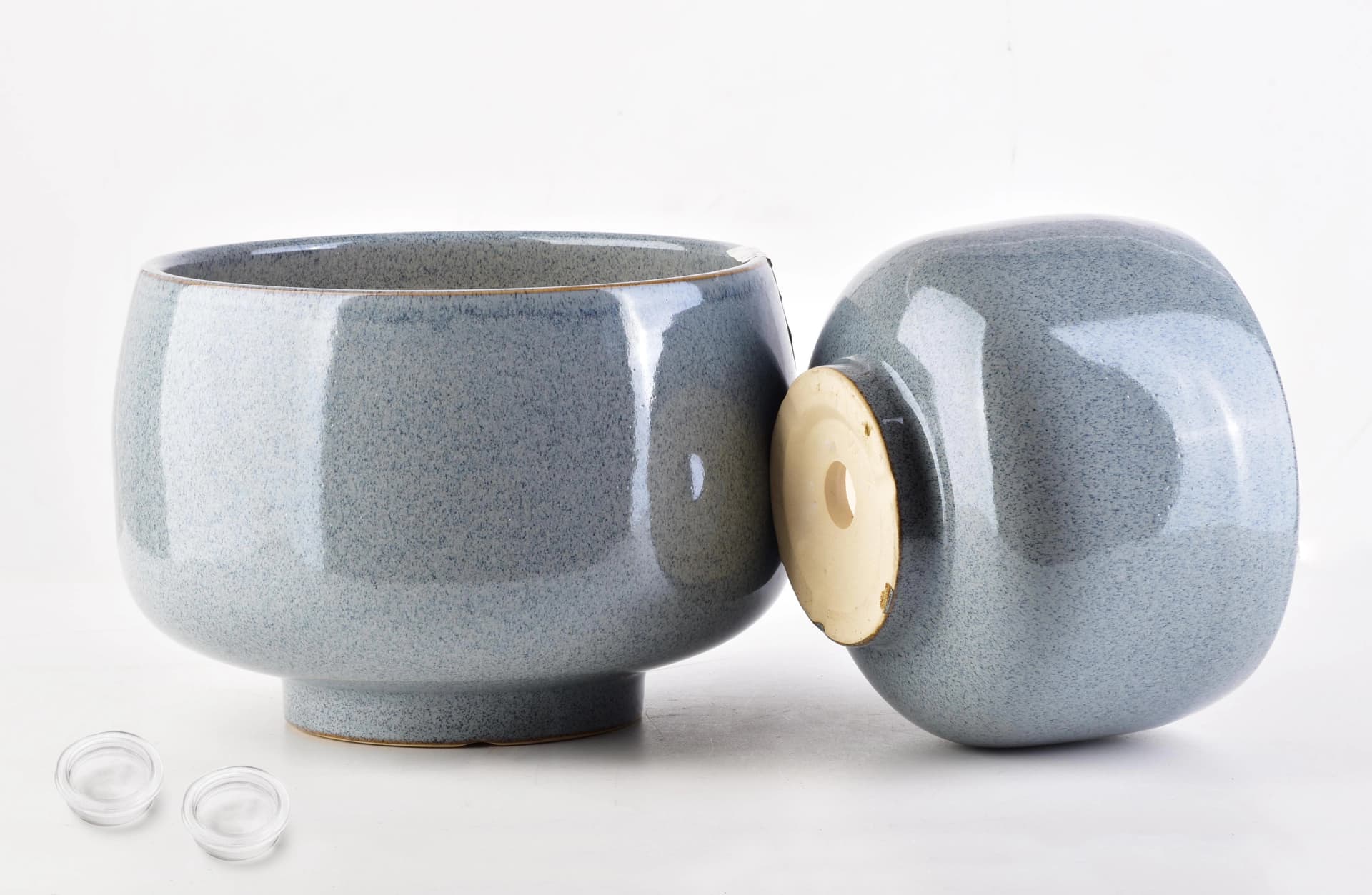

NEVA Komplet 2 osłonek XL23xh16cm L17xh13cm błękitna nakrapiana
