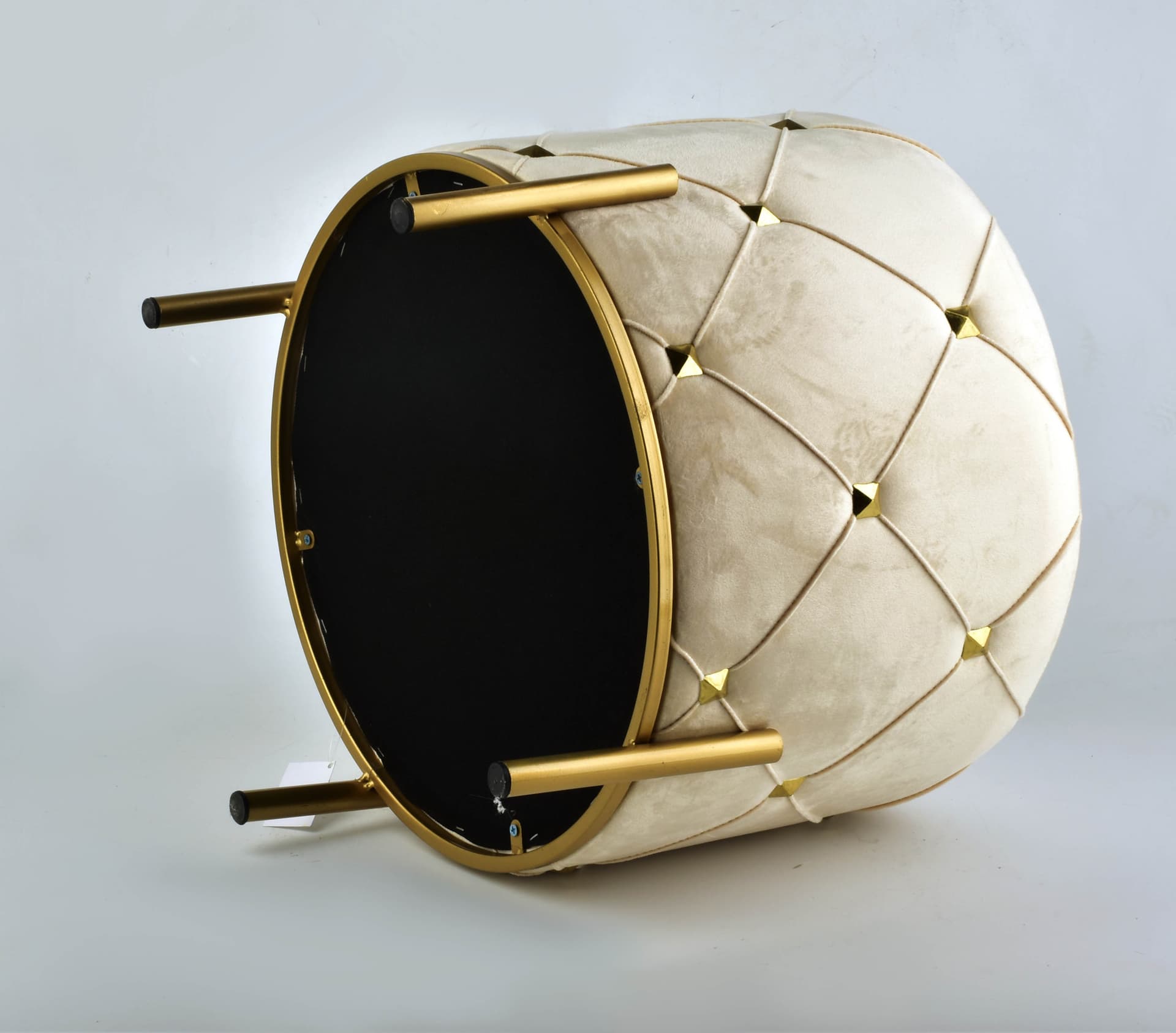 

TULLY Puf beżowy h40x46cm