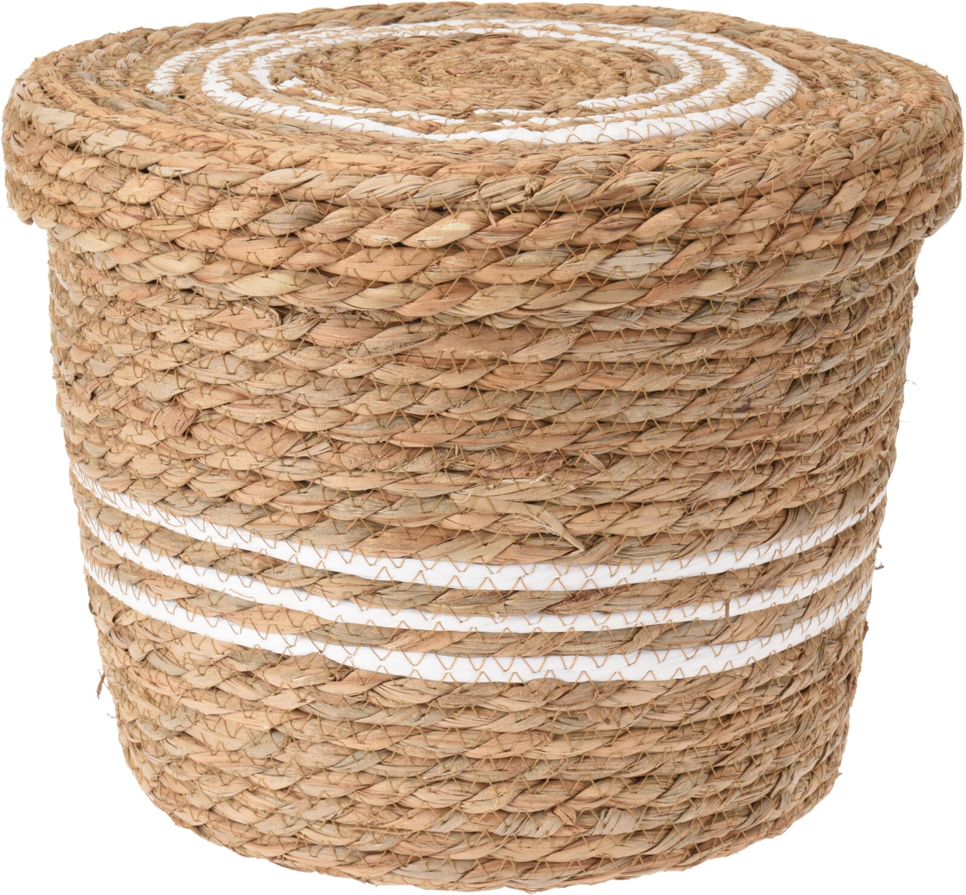 

KOSZ Z PRZYKRYWKĄ OKRĄGŁY 30xh24cm