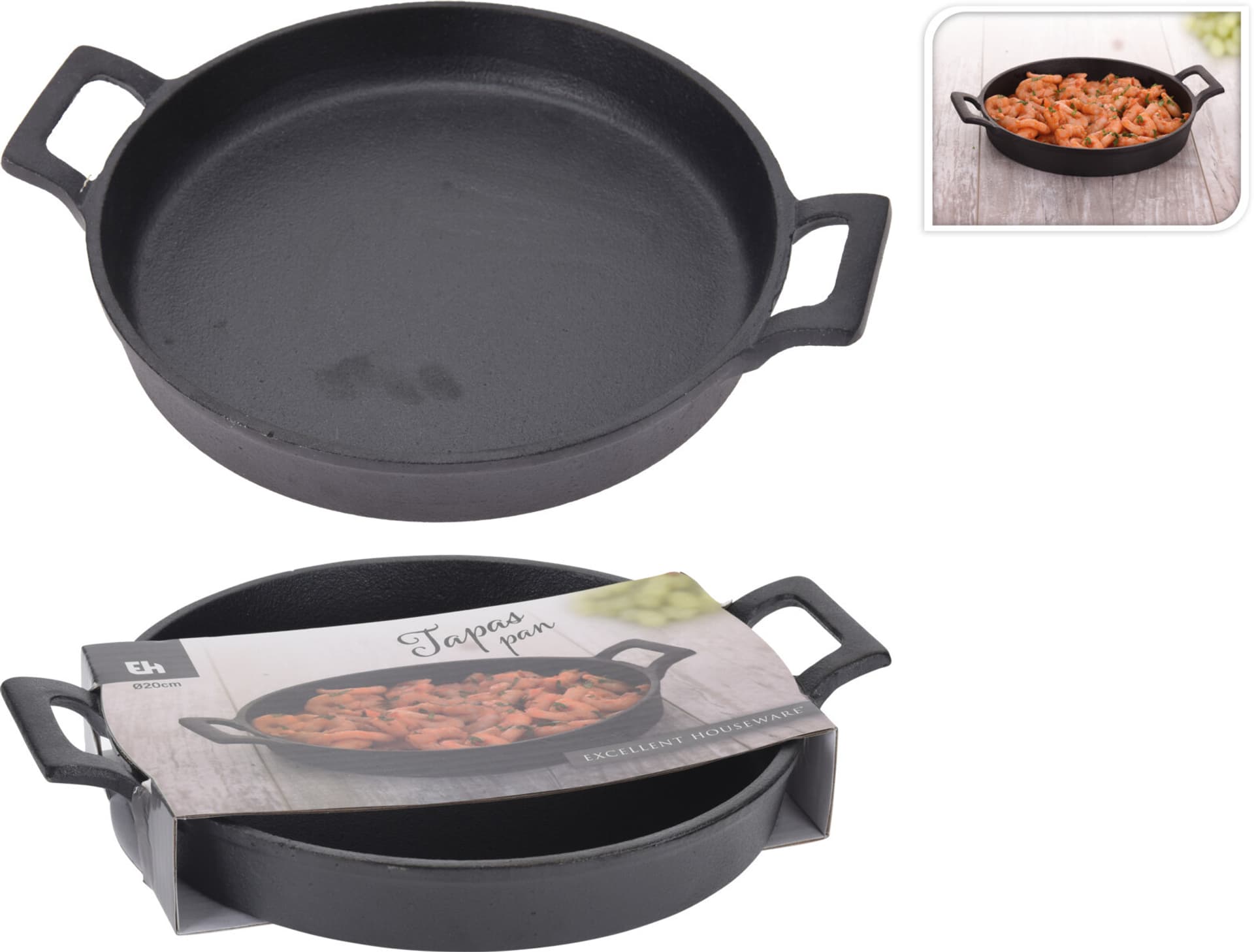 

NACZYNIE TAPAS 20cm żeliwne
