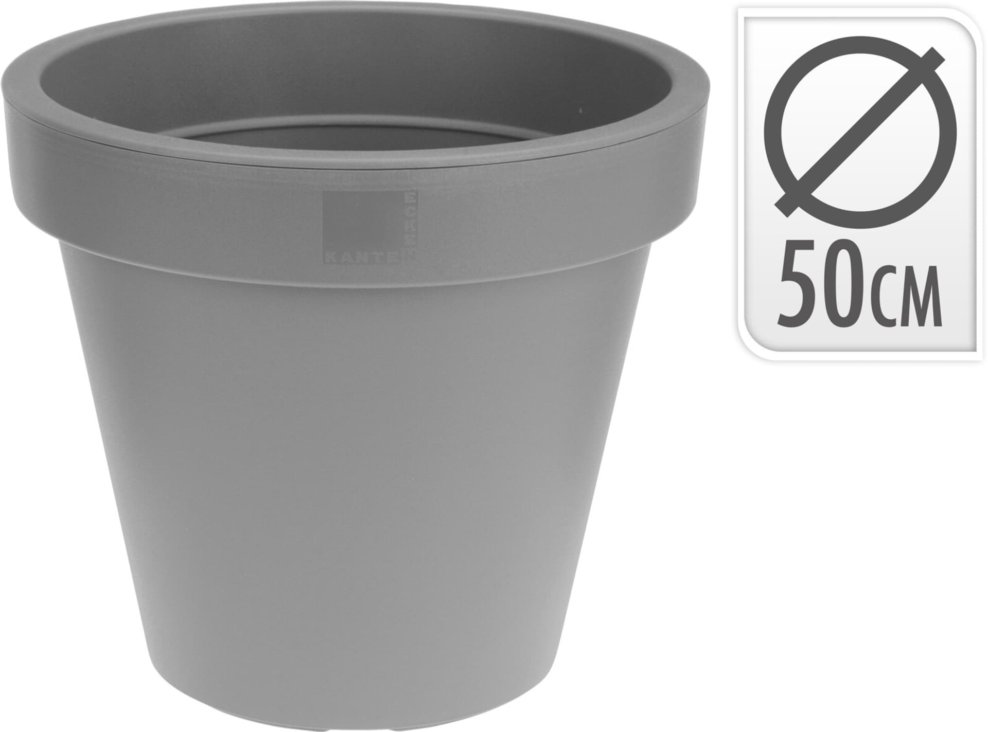 

DONICZKA OKRĄGŁA 50CM SZARA