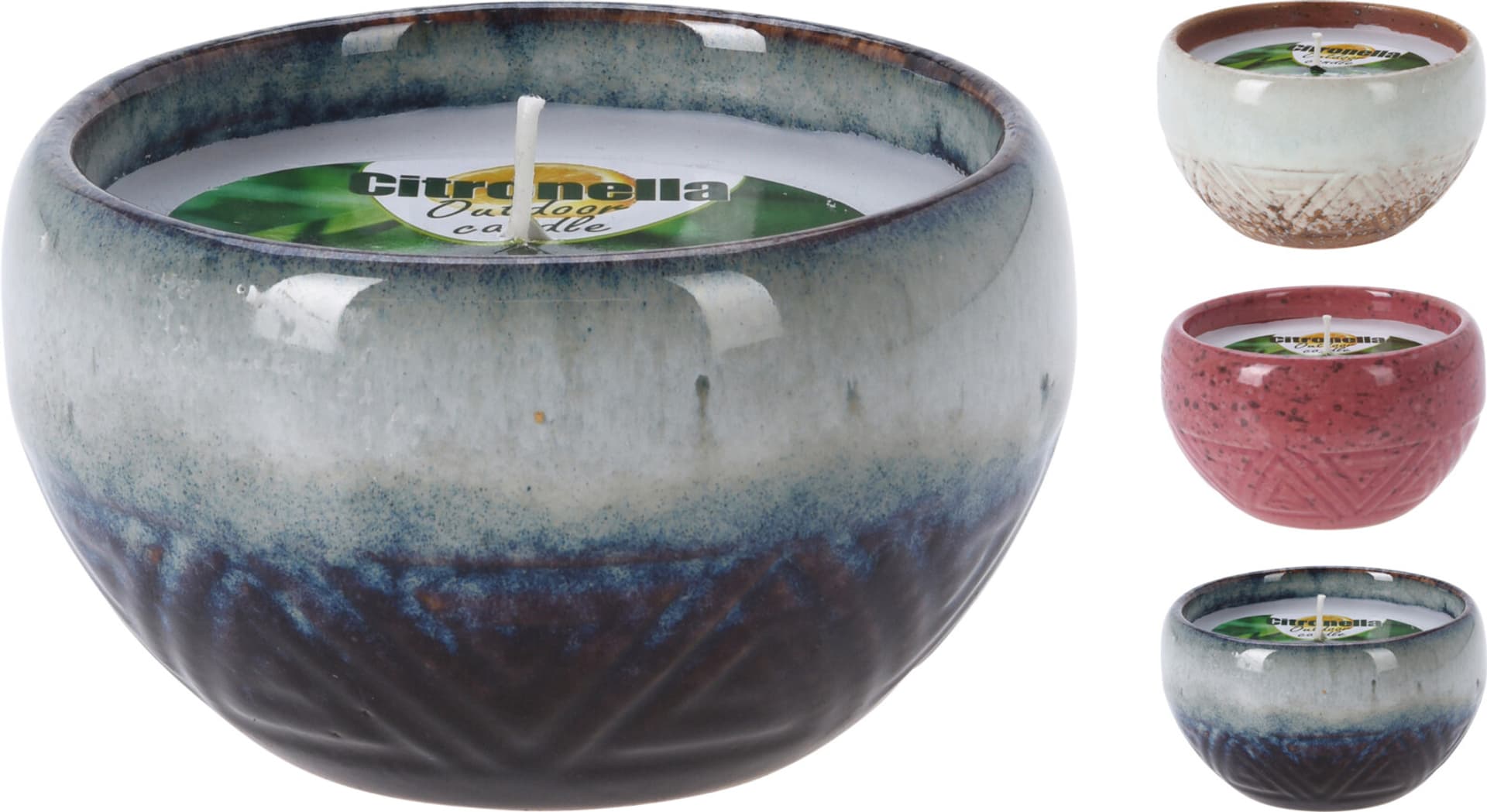 

ŚWIECA CITRONELLA 10CM 3RODZAJE BOHO