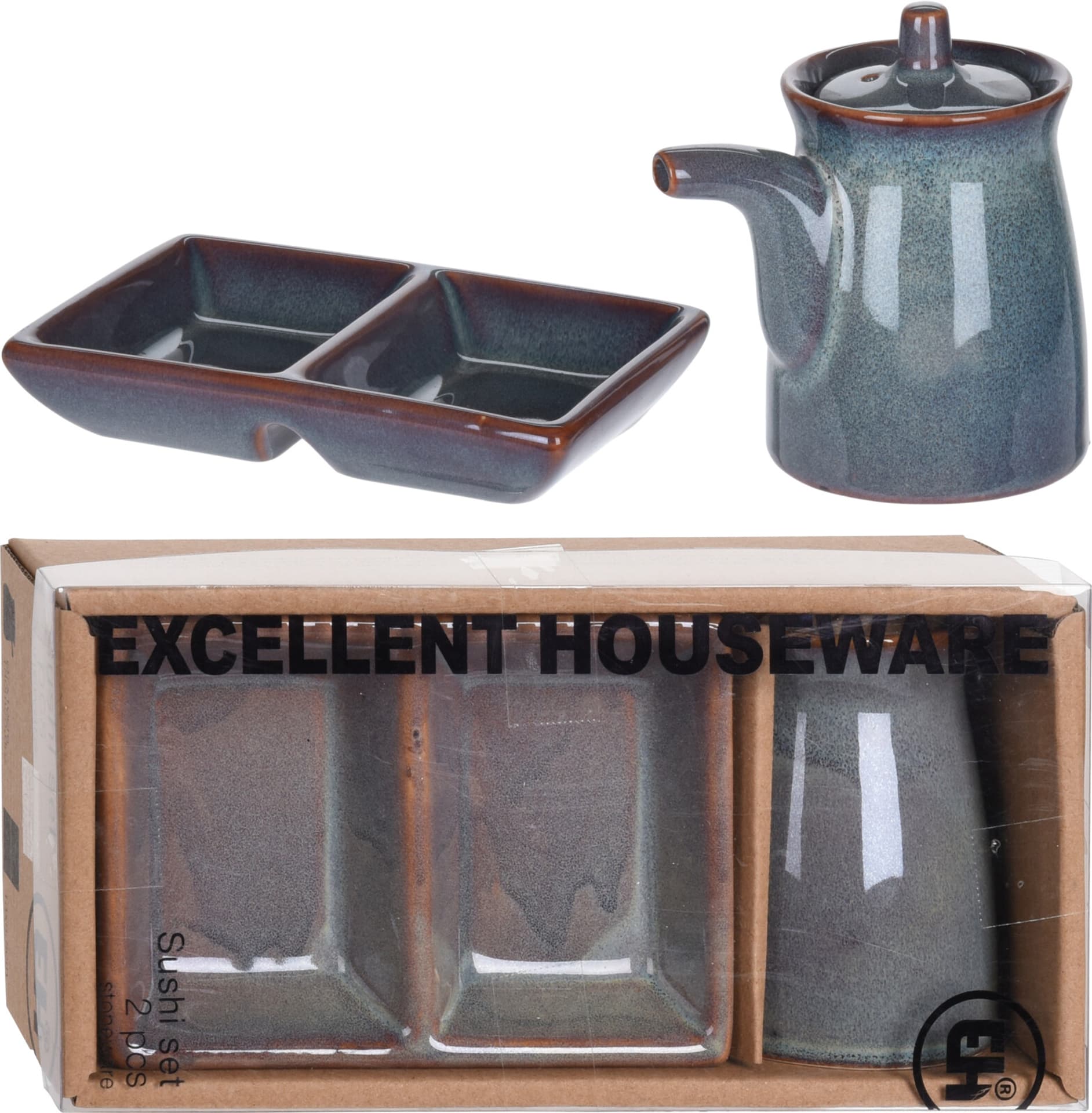 

ZESTAW DO SUSHI ceramiczny 2 elementowy BOHO