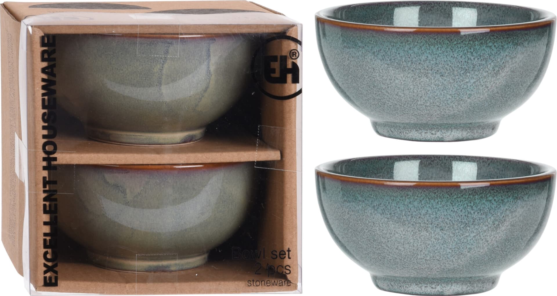 

KOMPLET 2SZT MISEK CERAMICZNYCH 11,5xh5,BOHO