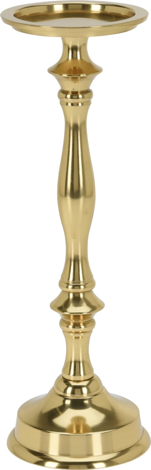 

ŚWIECZNIK 31CM ZŁOTY METALOWY