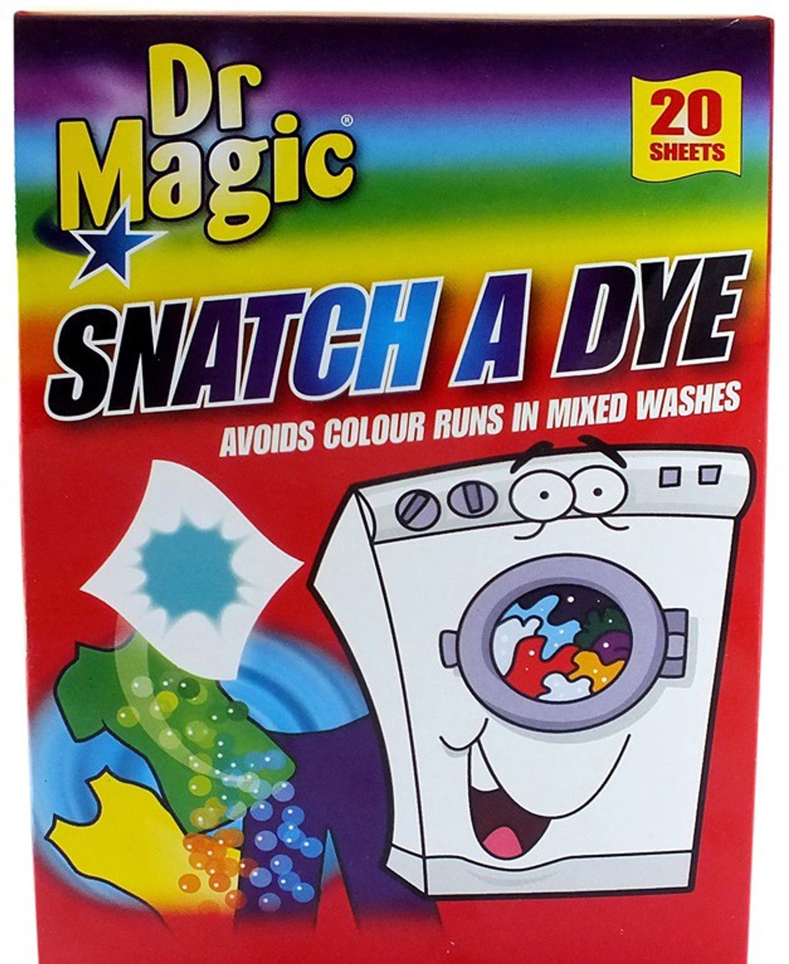 

DR MAGIC Chusteczki 20szt absorbujące barwniki w wodzie SNATCH A DYE SHEETS