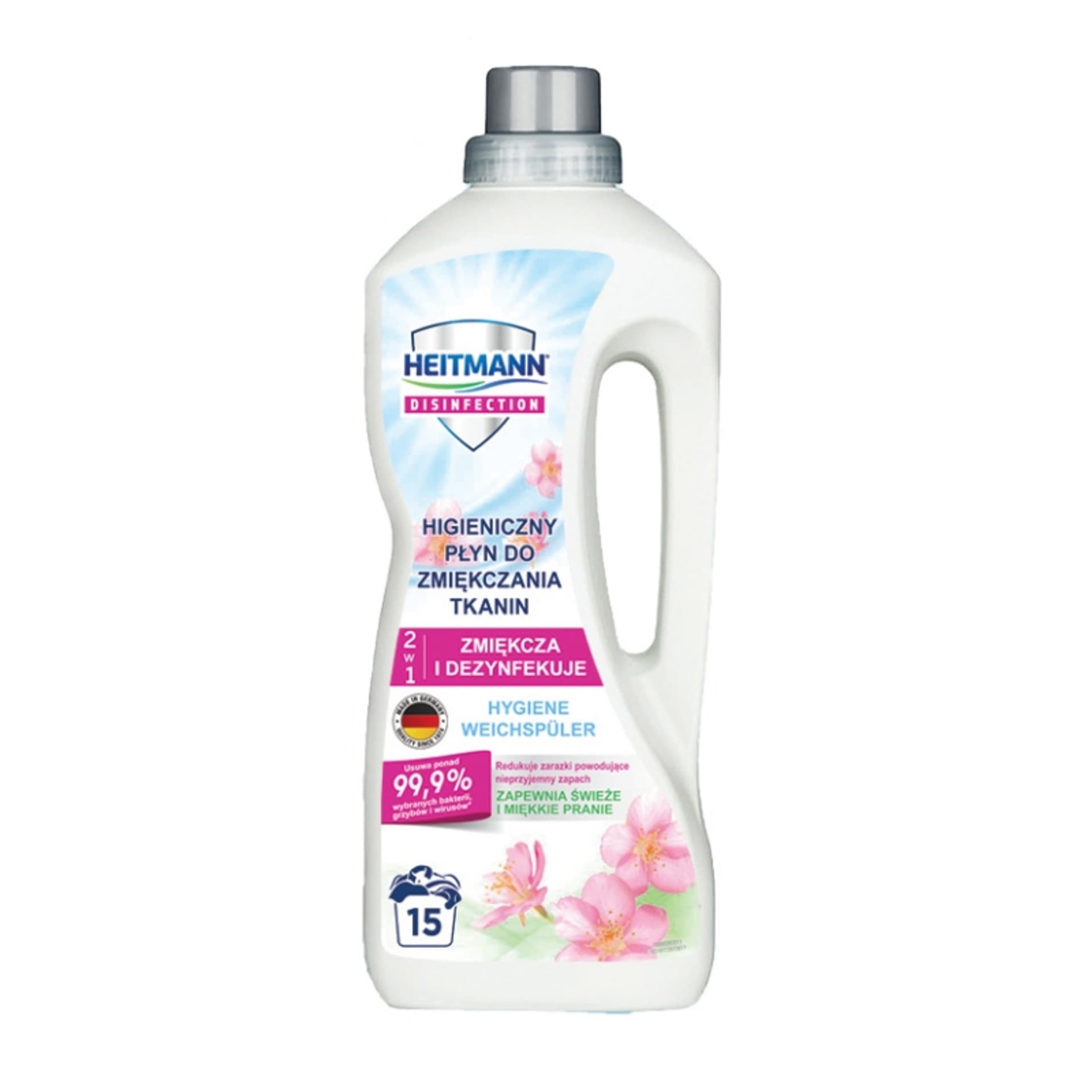 

HEITMANN Płyn do zmiękczania tkanin 1250ml 2w1 higieniczny