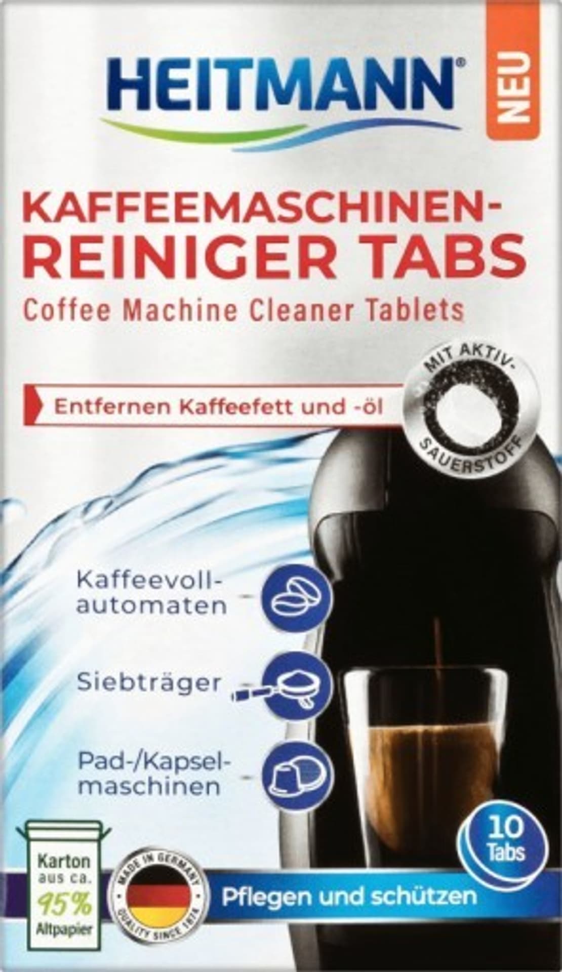 

HEITMANN Tabletki do czyszczenia ekspresu do kawy 20g