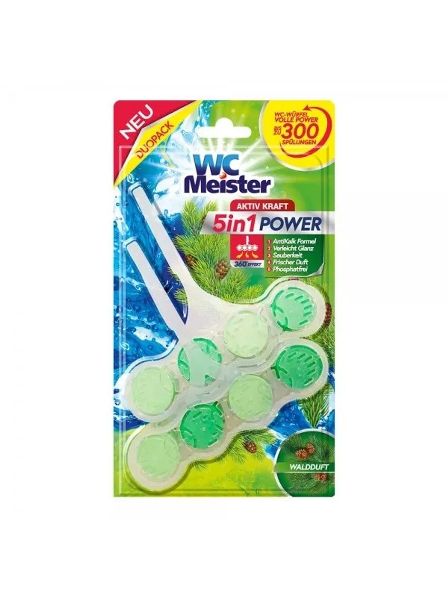 

WC Meister Zawieszka DUOPACK 5in1 power las 2x45g