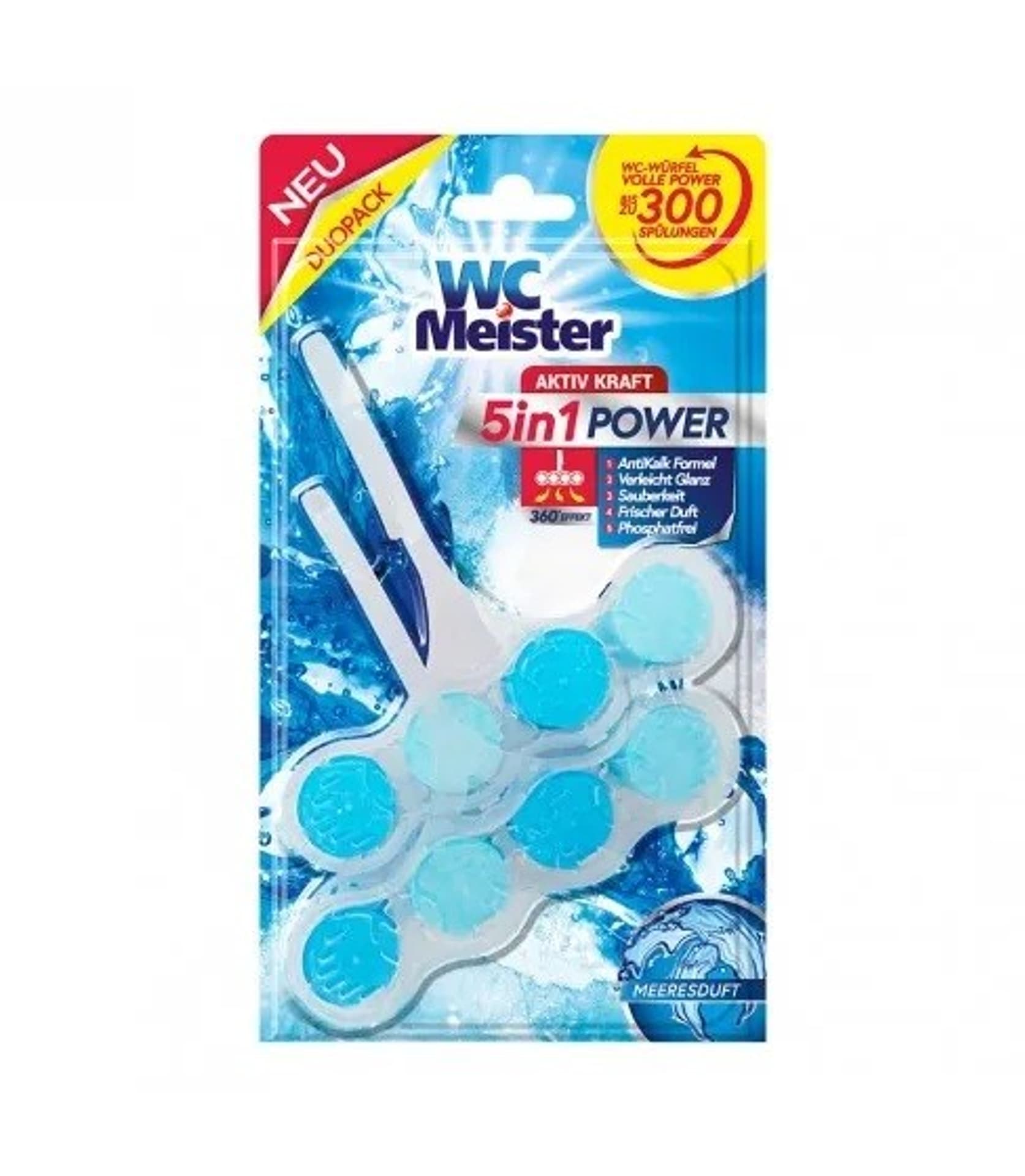 

WC Meister Zawieszka DUOPACK 5in1 power morski 2x45g