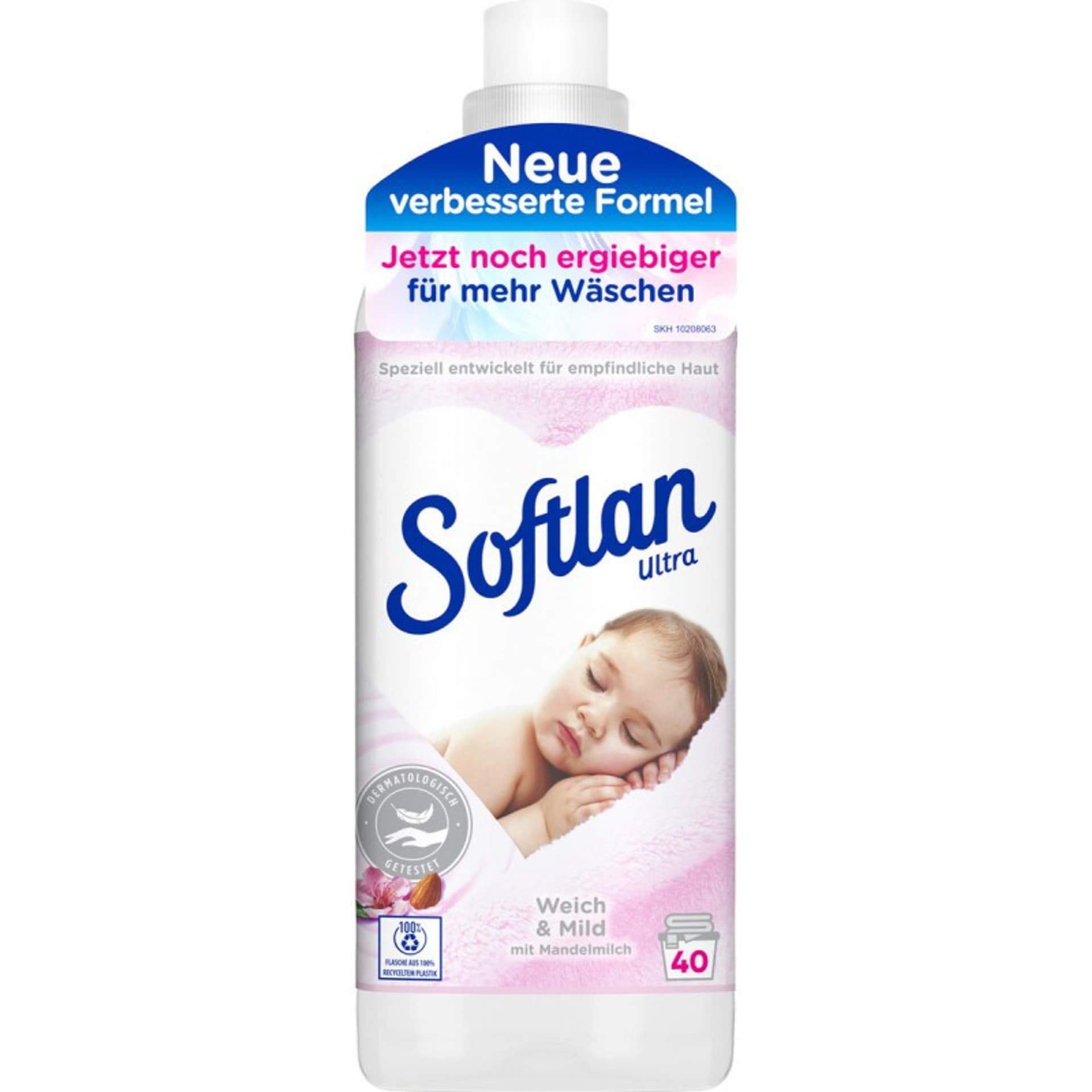 

SOFTLAN Płyn do płukania 1L 40p Weich&Mild (biały)
