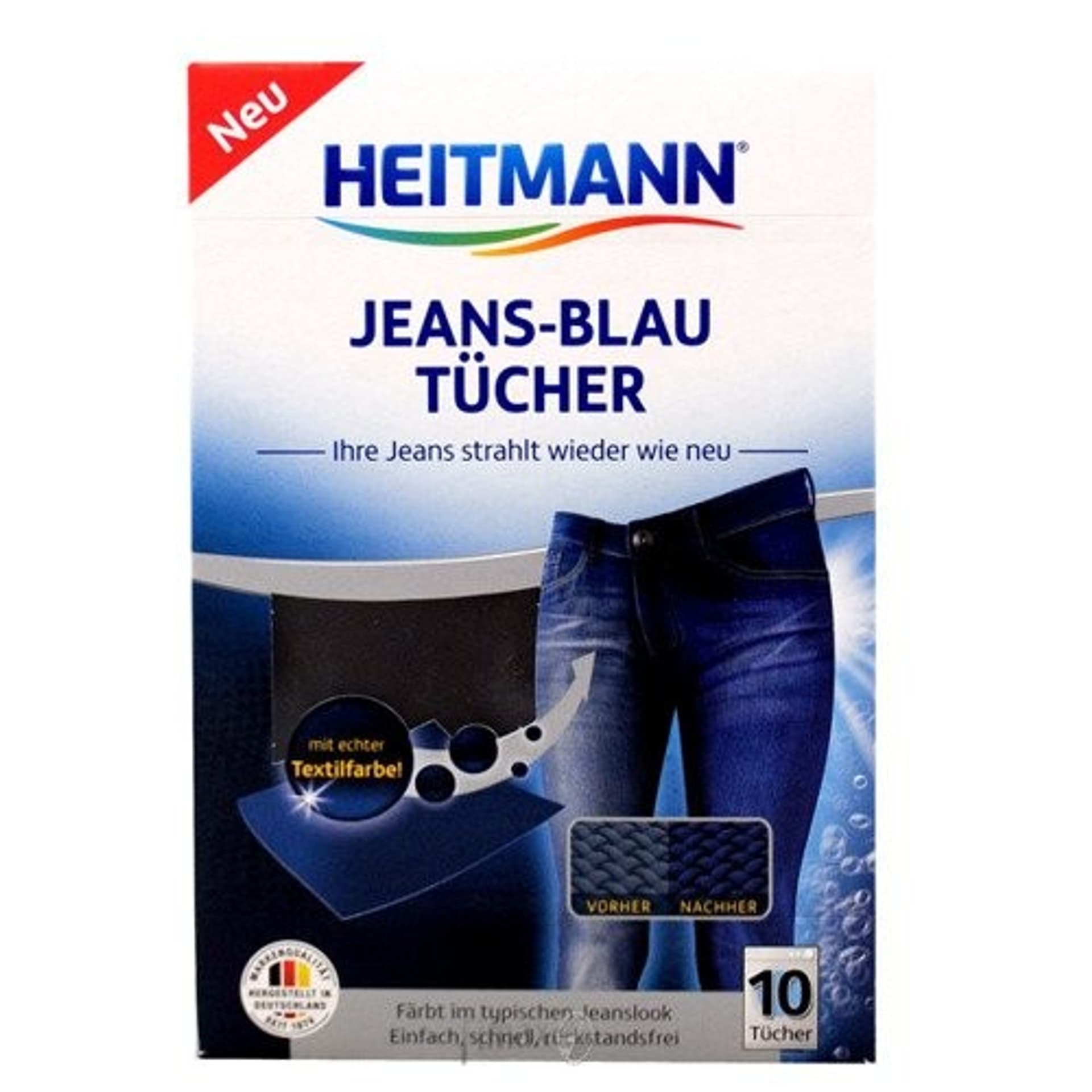 

HEITMANN Chusteczki do jeansu 10szt