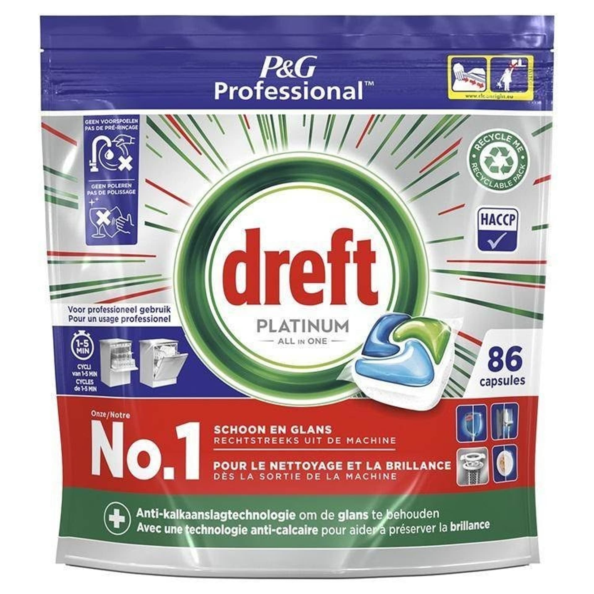 

DREFT PLATINUM 86szt tabletki do zmywarki original 1281g