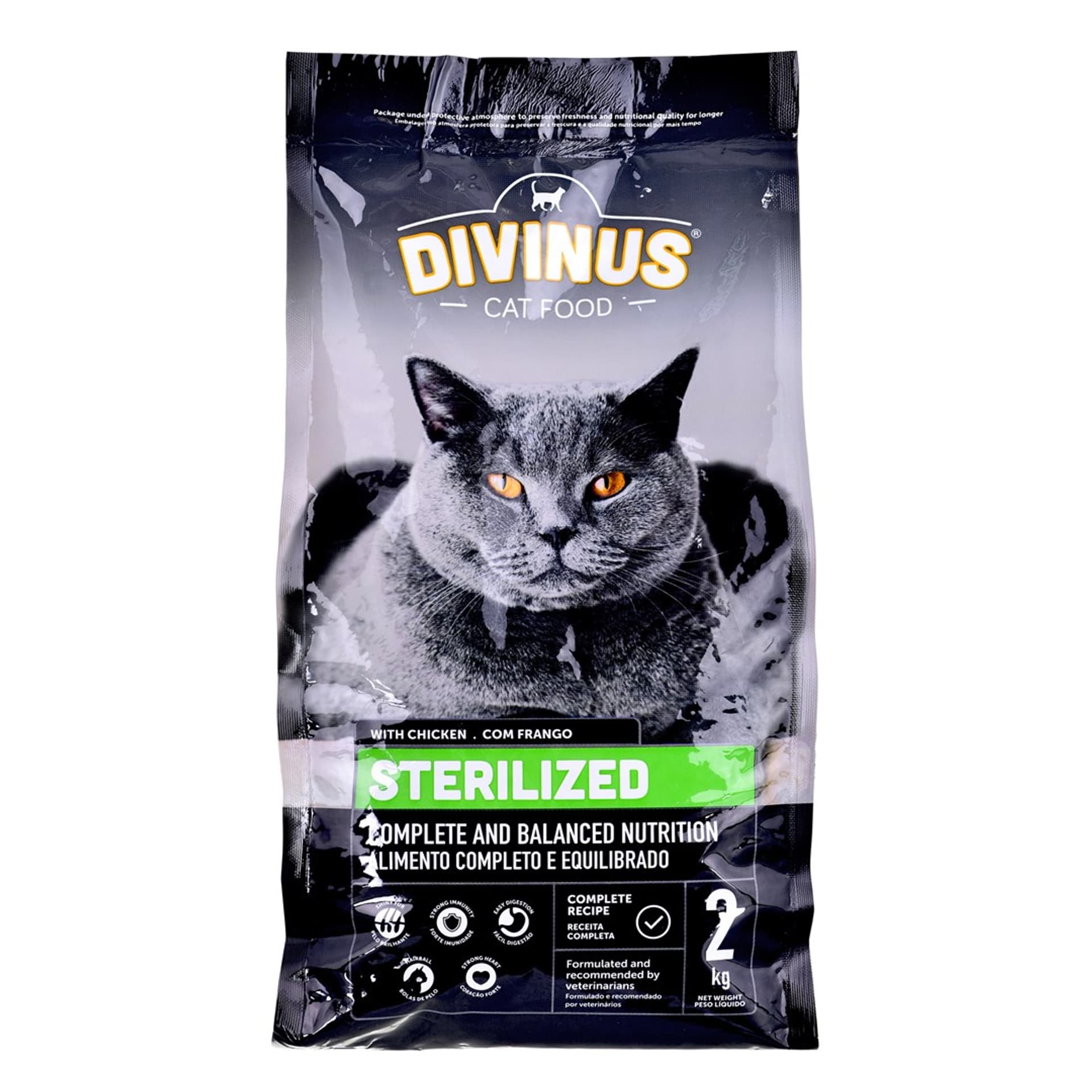 

Divinus Cat Sterilized dla kotów sterylizowanych 2kg