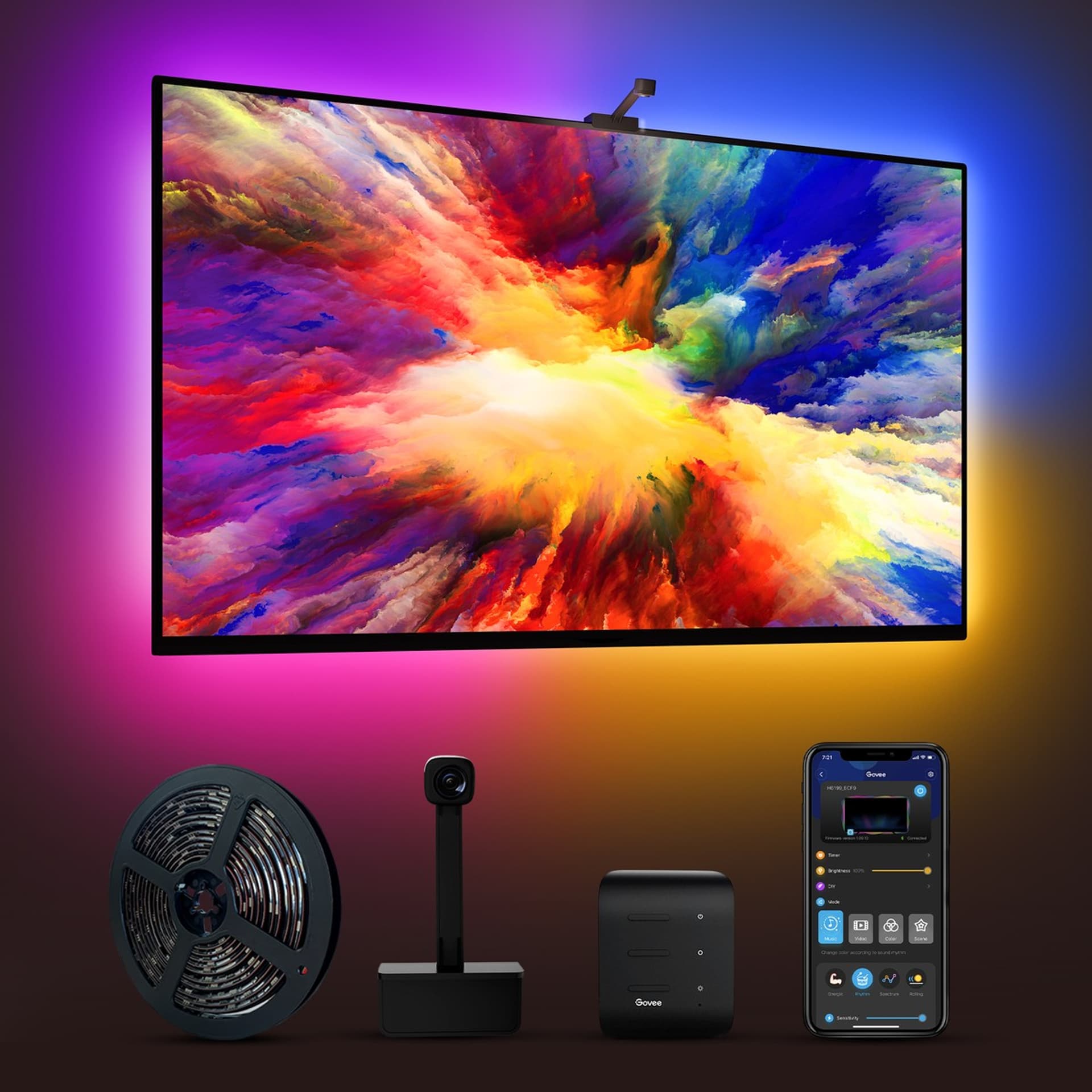 

GOVEE H6199 IMMERSION TV STRIP LIGHTS (5M) 75-85 INCHES, 5m) 75-85 inche