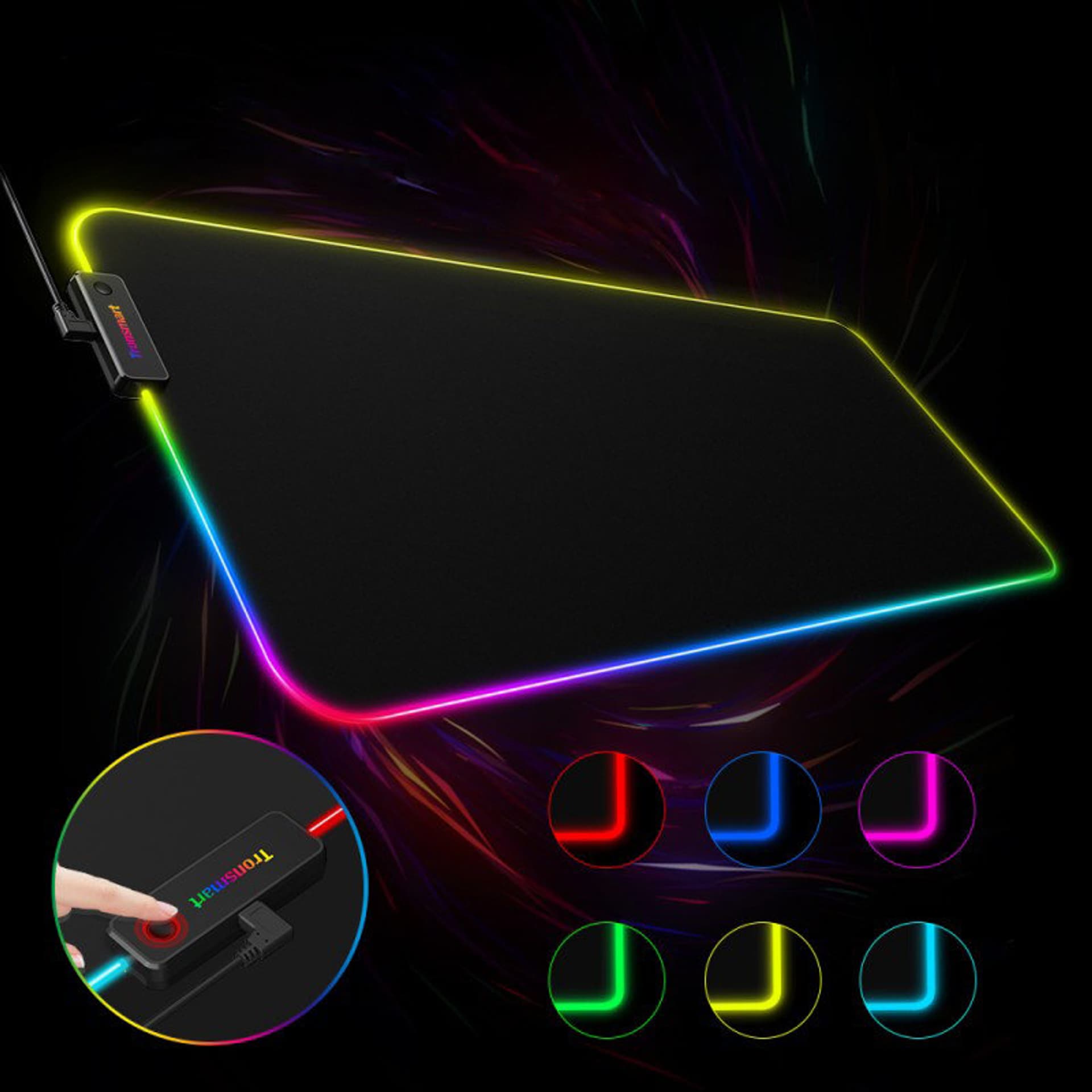 

Tronsmart Spire świecąca duża Gamingowa podkładka pod mysz RGB (80 x 30 x 0,4 cm) dla graczy czarny (349360)