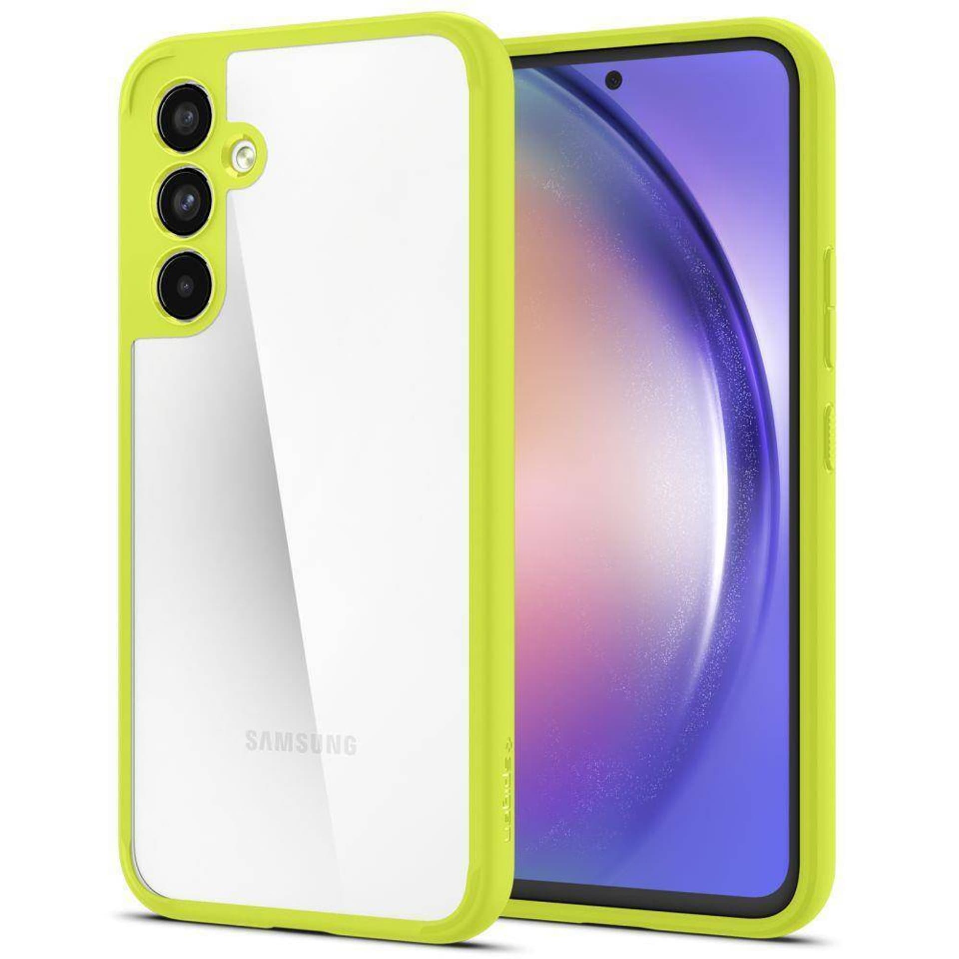 

Etui SAMSUNG GALAXY A54 5G Spigen Ultra Hybrid Crystal limonkowe