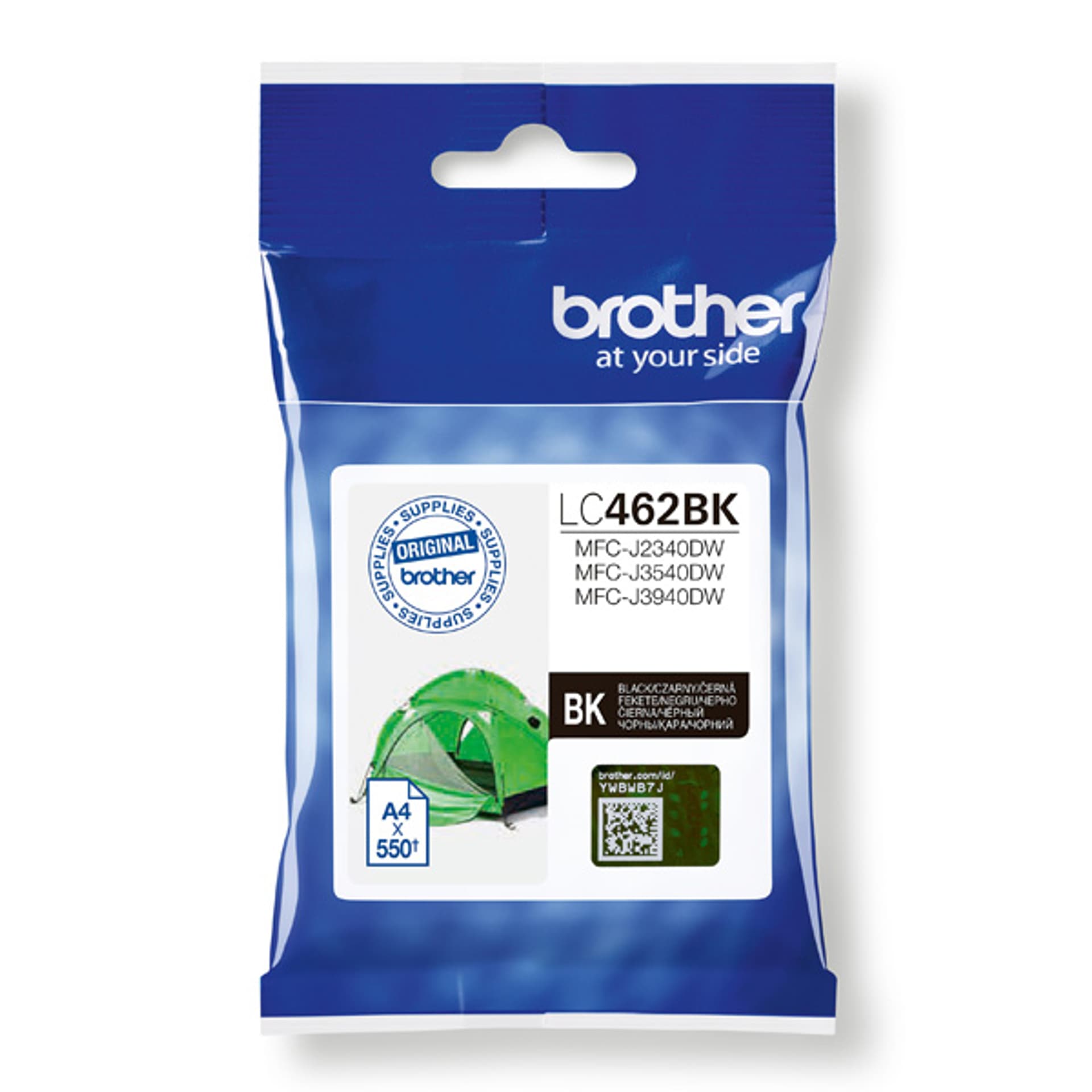 

Brother oryginalny ink / tusz LC-462BK, black, 550s, Brother MFC J2340DW, MFC J3540DW, MFC J3940DW