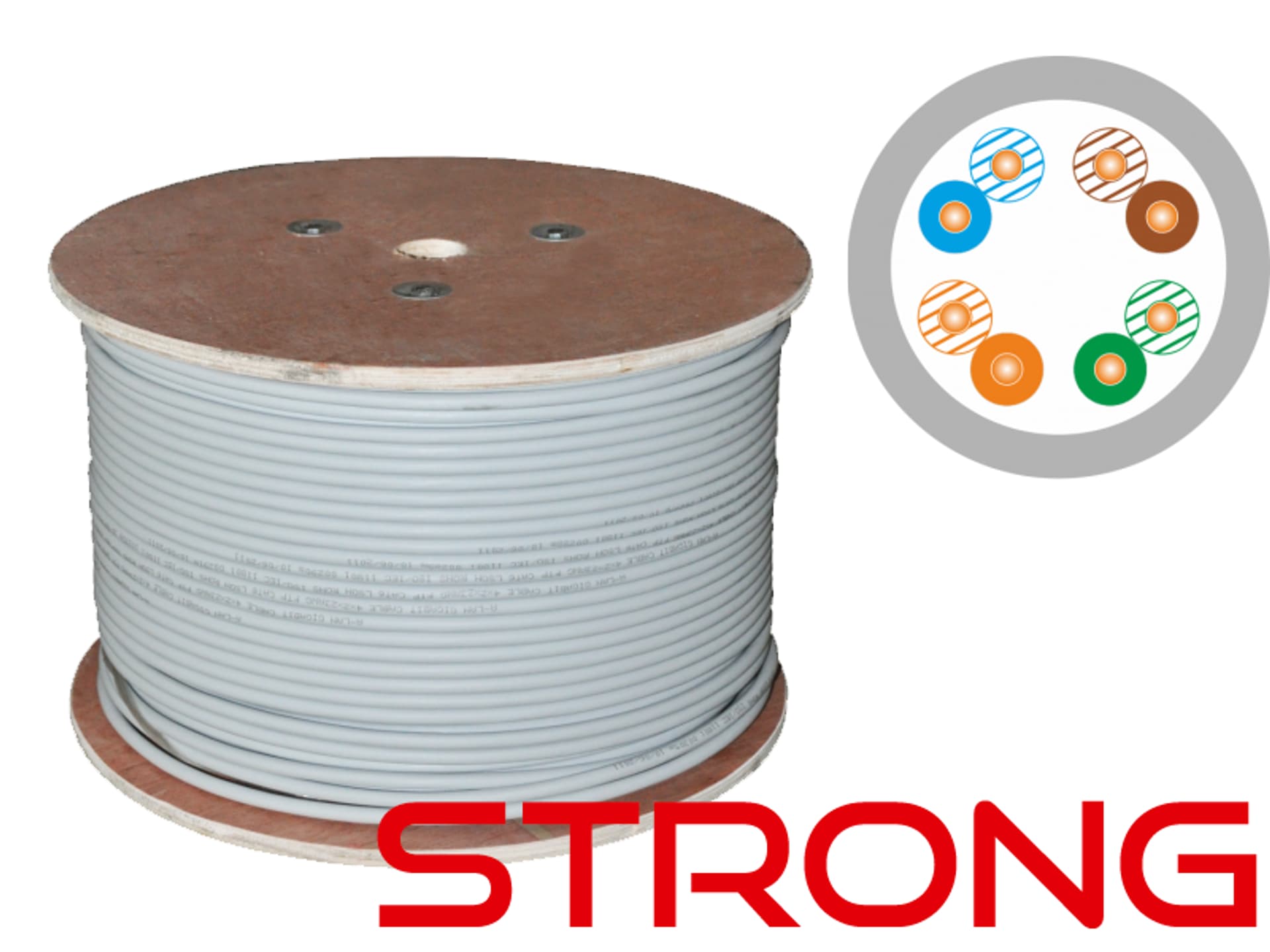 

WZMOCNIONY kabel U/UTP kat.5e PVC 4PR Eca 500m STRONG - 25 lat gwarancji, badanie jakości laboratorium INTERTEK (USA) ALANTEC - ALANTEC, Usa) alantec - alante