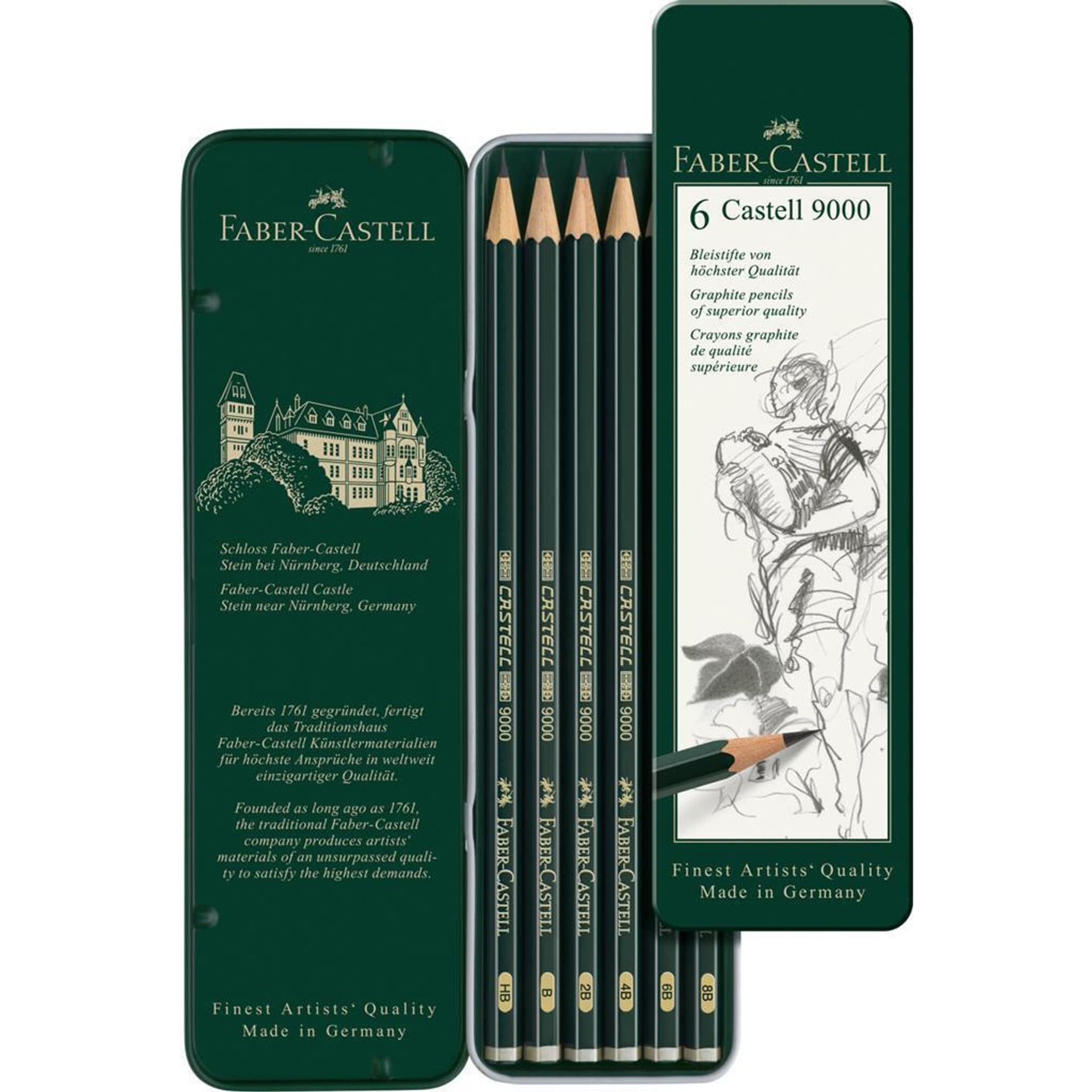 

Ołówek CASSTELL 9000 (6szt.) 119063 FC FABER-CASTELL, 6szt.) 119063 fc faber-castel