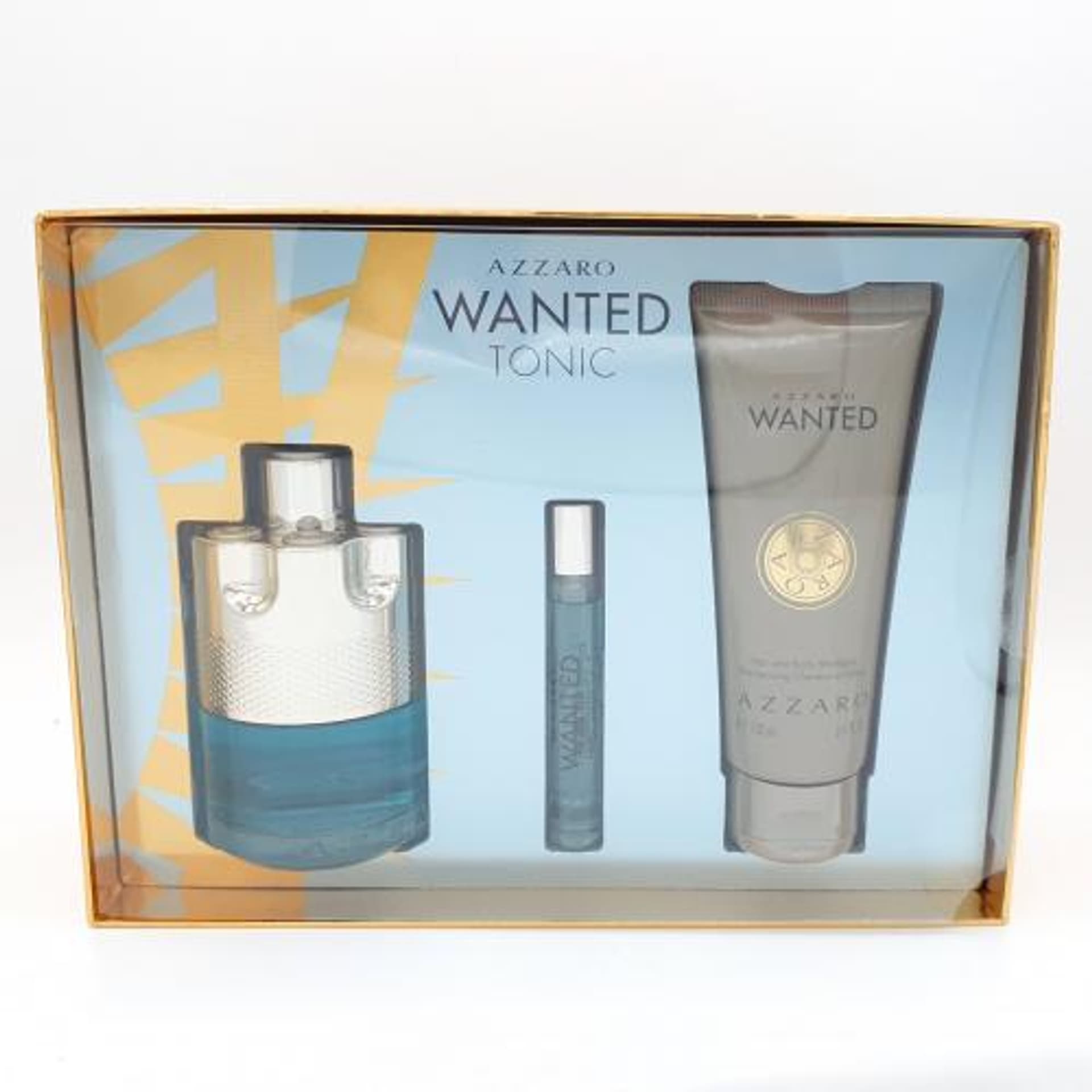 

Azzaro Wanted Tonic zestaw EDT 100ml + żel pod prysznic 100ml + EDT 7.5ml