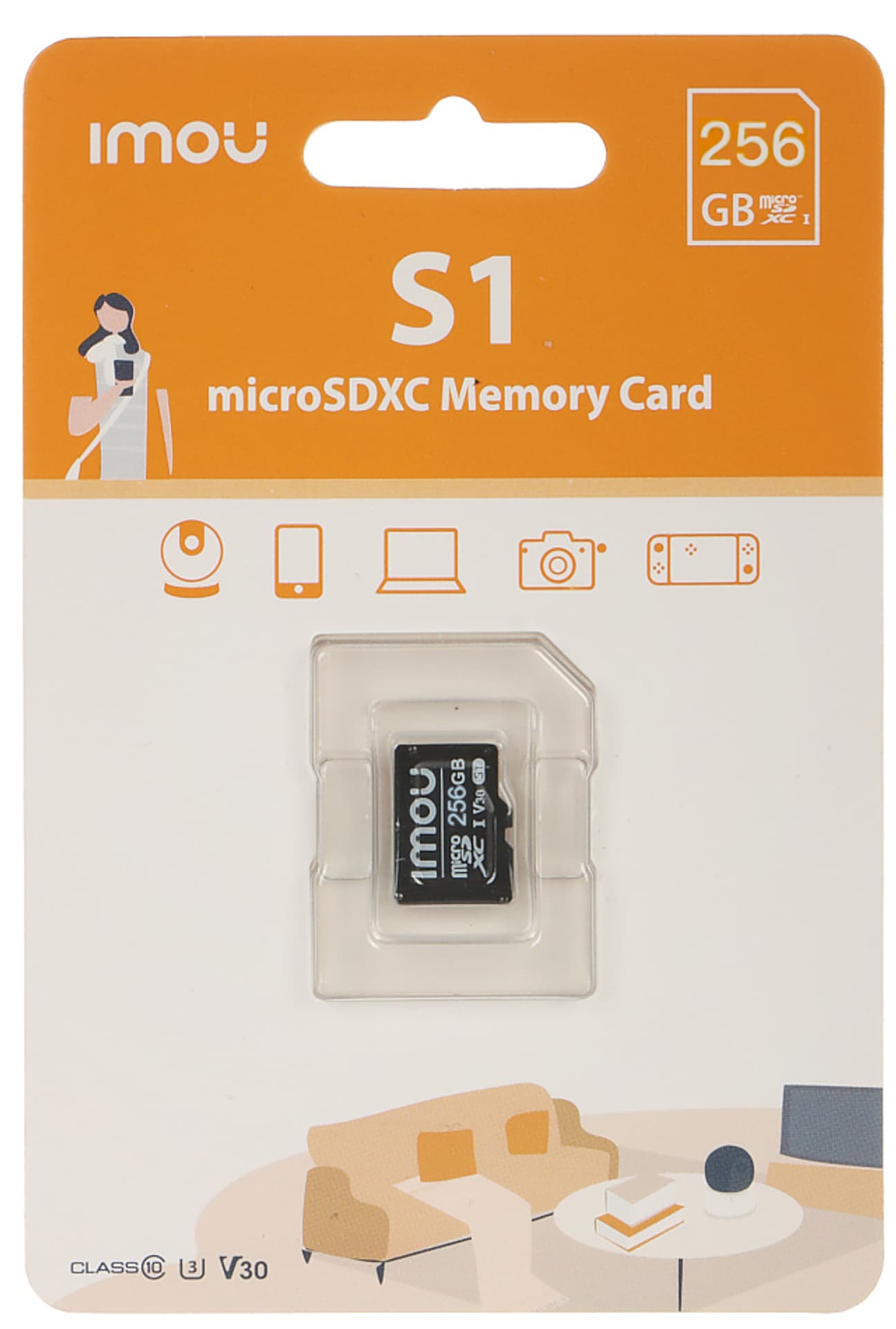 

KARTA PAMIĘCI ST2-256-S1 microSD UHS-I, SDXC 256 GB IMOU