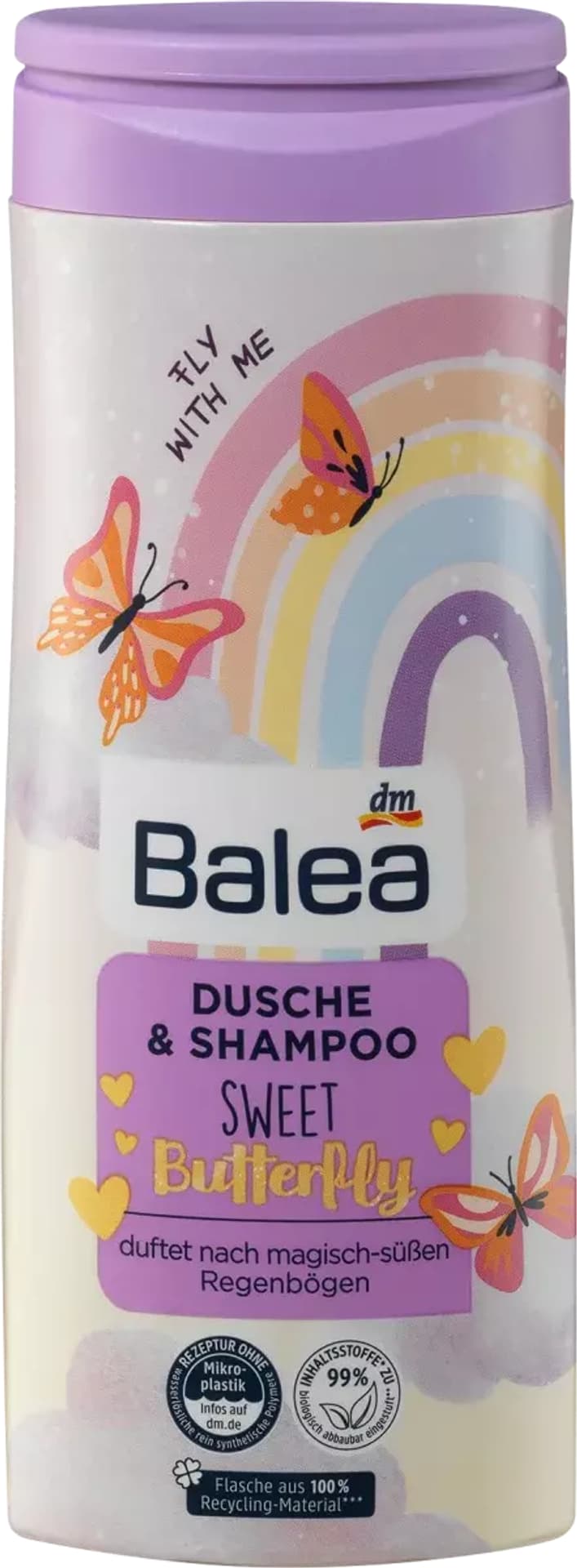 

Balea Sweet Butterfly Szampon i Żel pod Prysznic dla Dzieci 300 ml