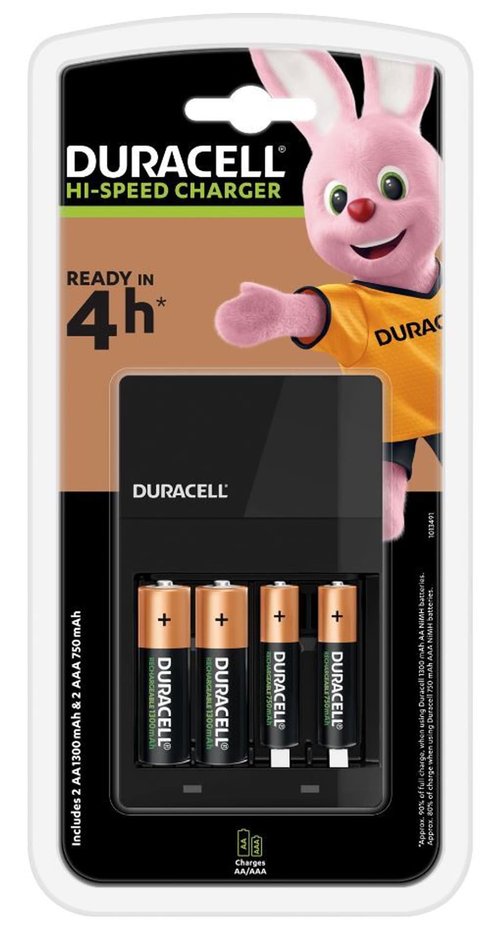 

Ładowarka DURACELL do akumulatorów CEF27 + aku 4szt