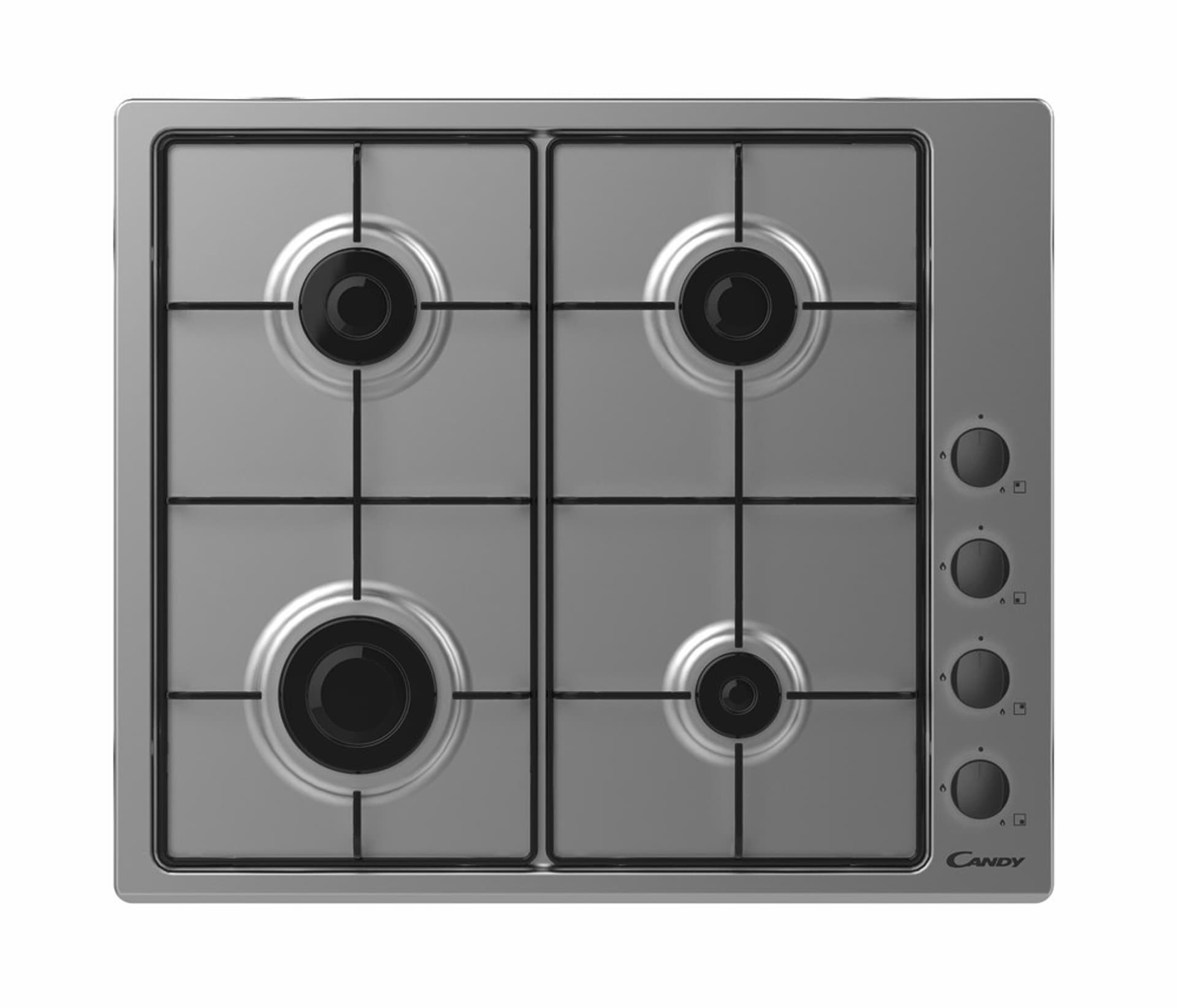 

Candy Hob CHW6LBX Gas, Number of burners/cooking zones 4, Mechanical, Inox