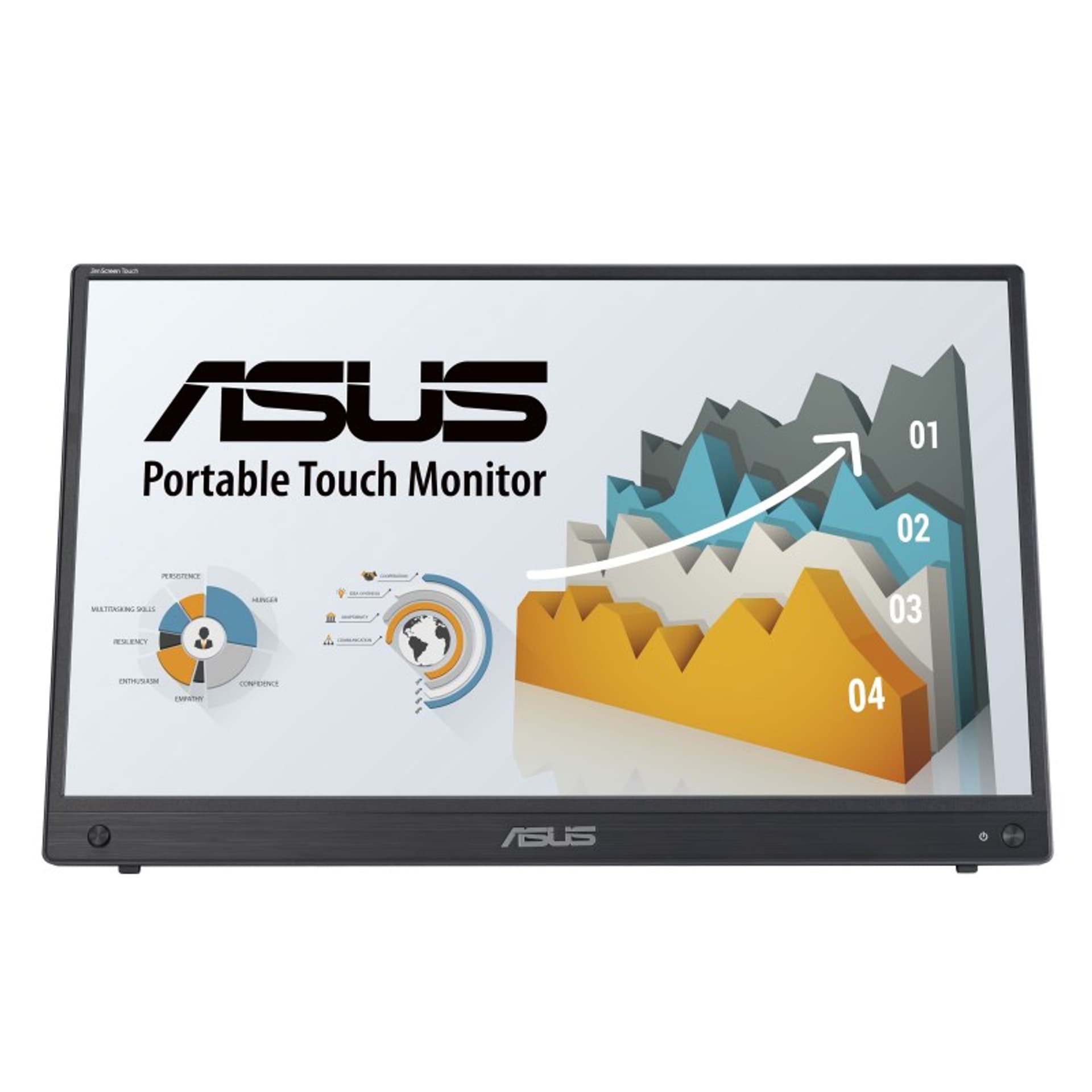 

Monitor Asus MB16AHT 15,6 ", ekran dotykowy, IPS, FHD, 1920 x 1080, 16:9, 5 ms, 250 cd/m², ilość portów HDMI 1, 60 Hz