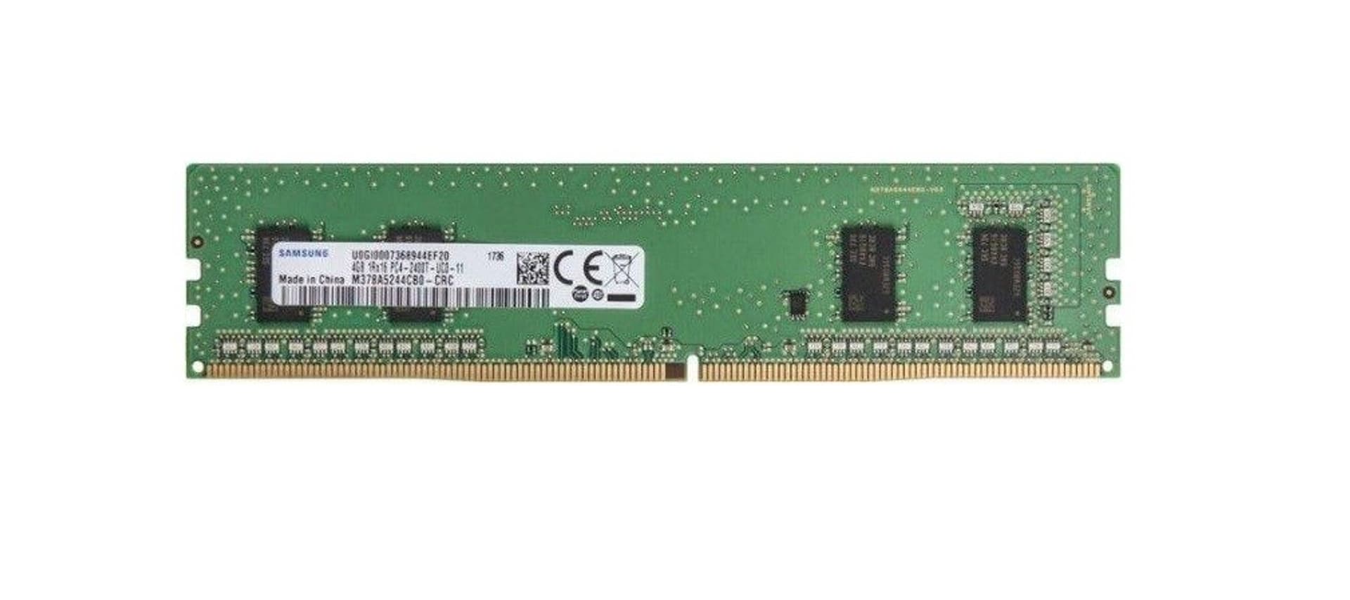 

Samsung UDIMM non-ECC 8GB DDR4 1Rx16 3200MHz PC4-25600 M378A1G44AB0-CWE