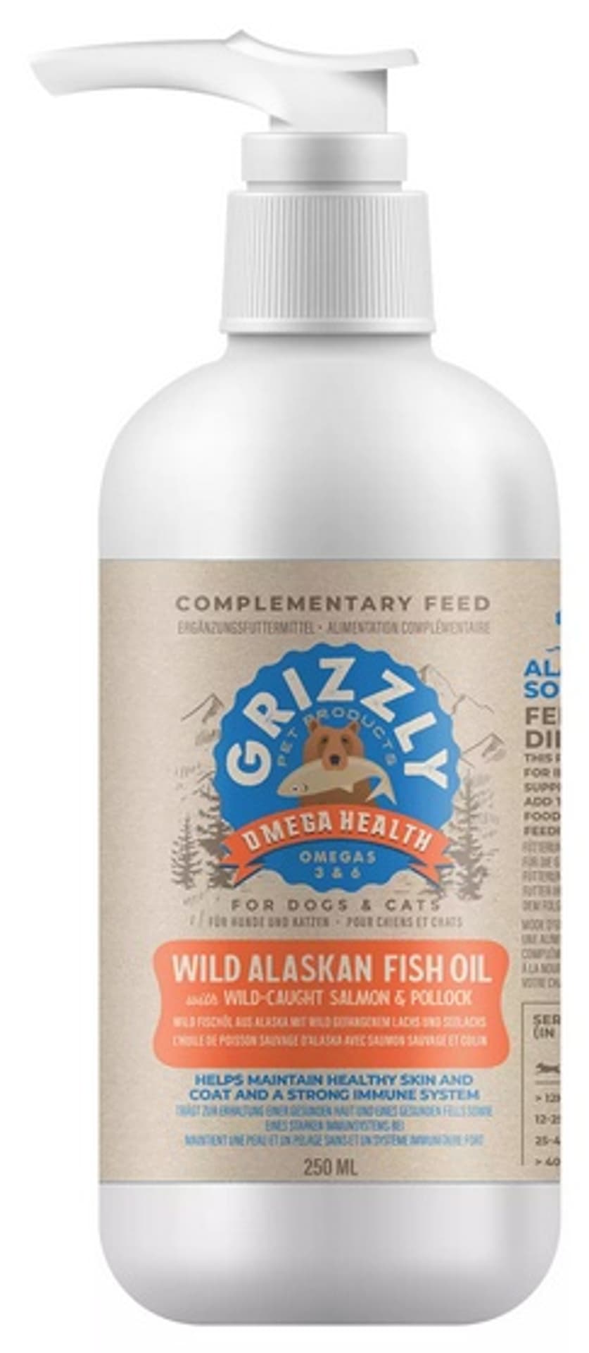 

Grizzly Omega Health - olej z dzikiego łososia 250ml