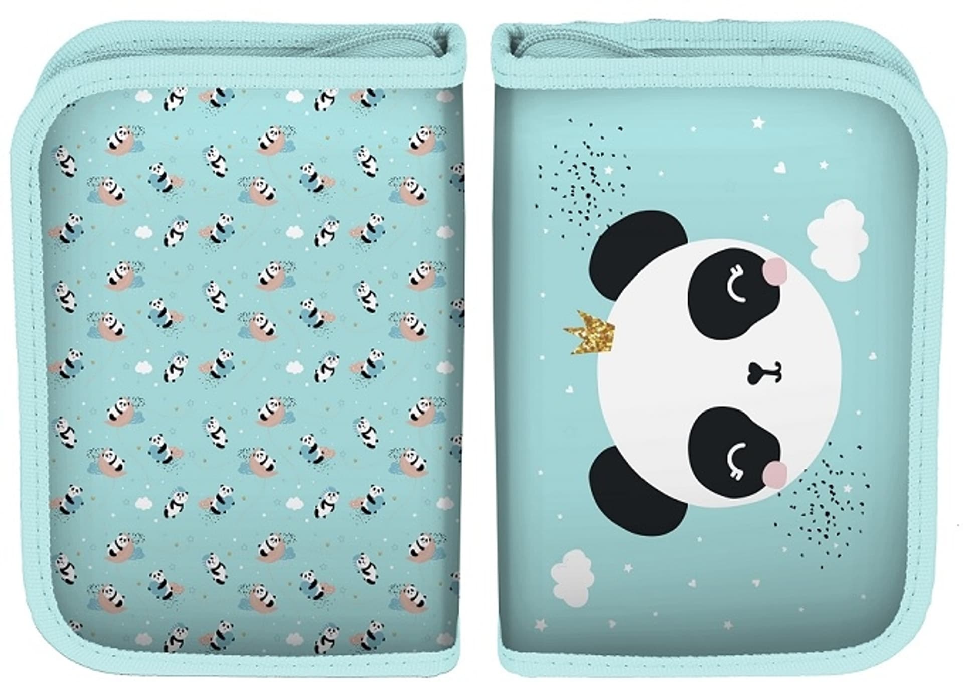 

Piórnik dwuklapkowy Panda klasy 1-6 PASO
