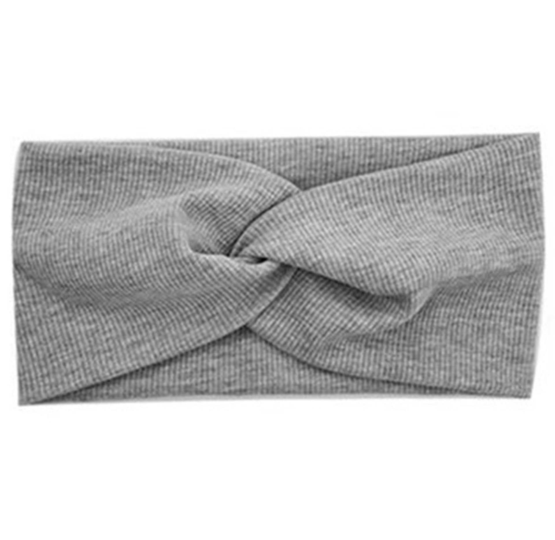 

BQ47D Opaska do włosów 9x23cm szara
