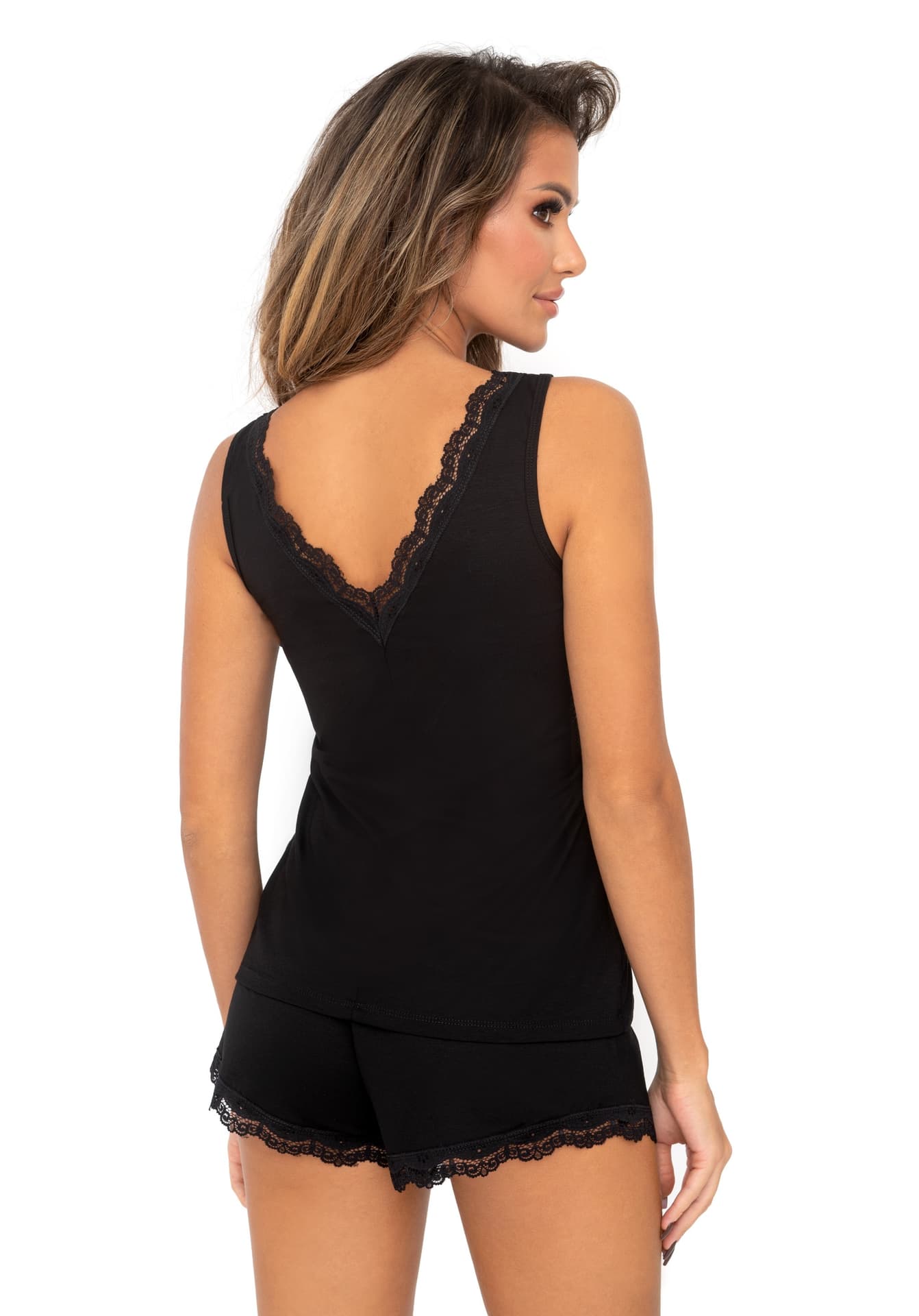 

Piżama Lucy 1/2 Black Czarny (Rozmiar 38)
