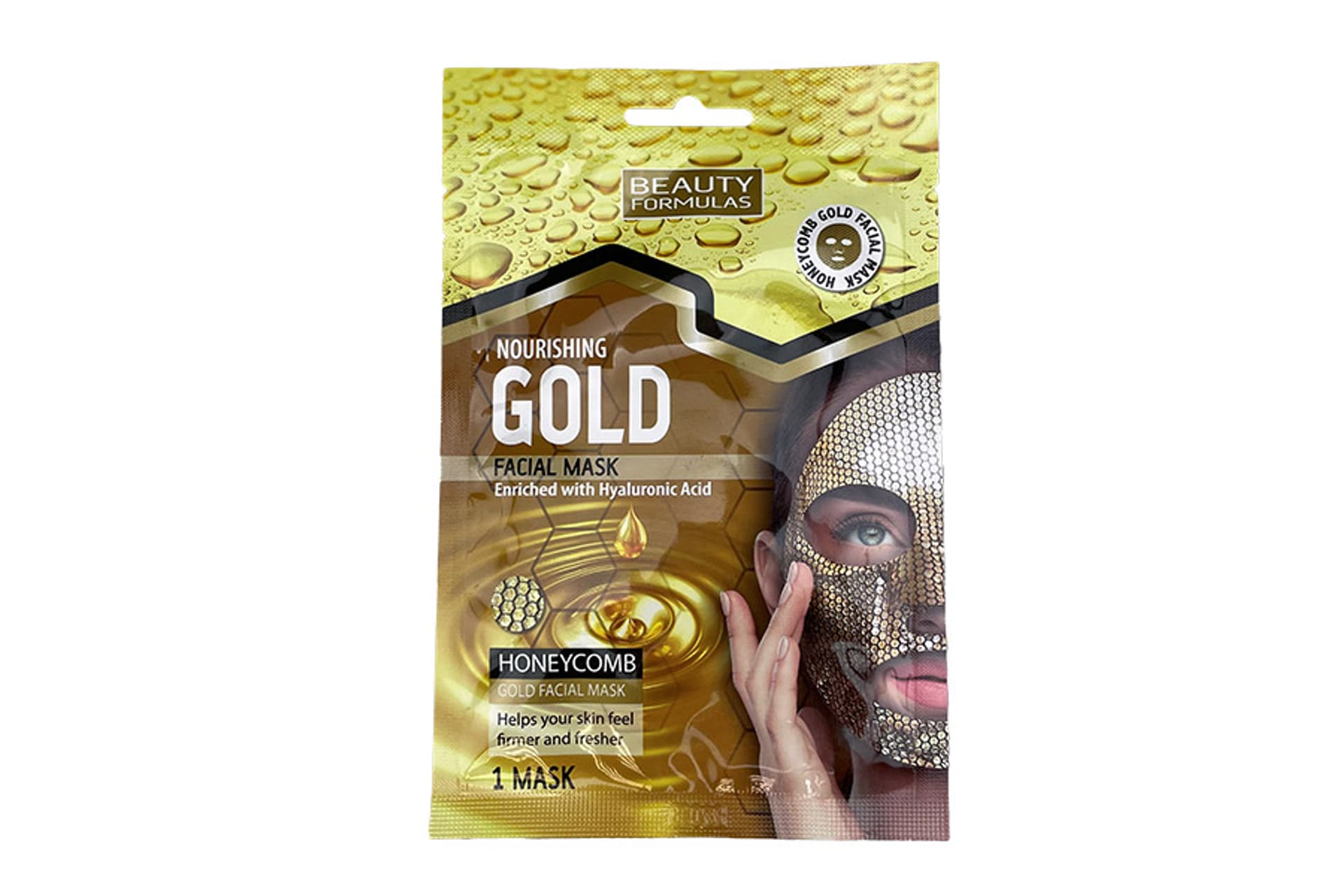 

Beauty Formulas Gold Złota Maseczka odżywcza na twarz 1szt