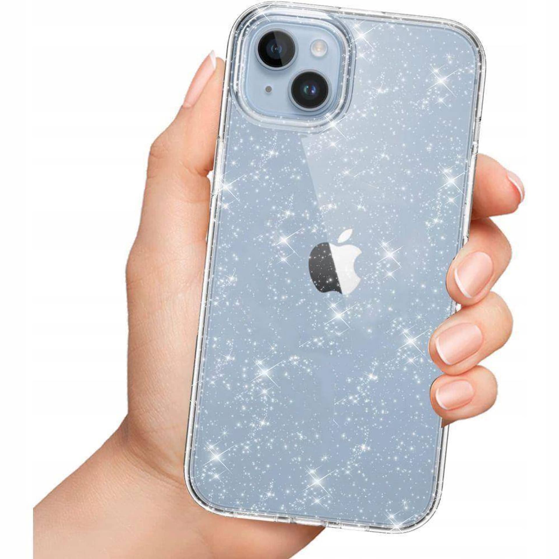 

Etui SAMSUNG GALAXY A34 5G Tech-Protect Flexair Hybrid Glitter transparentne