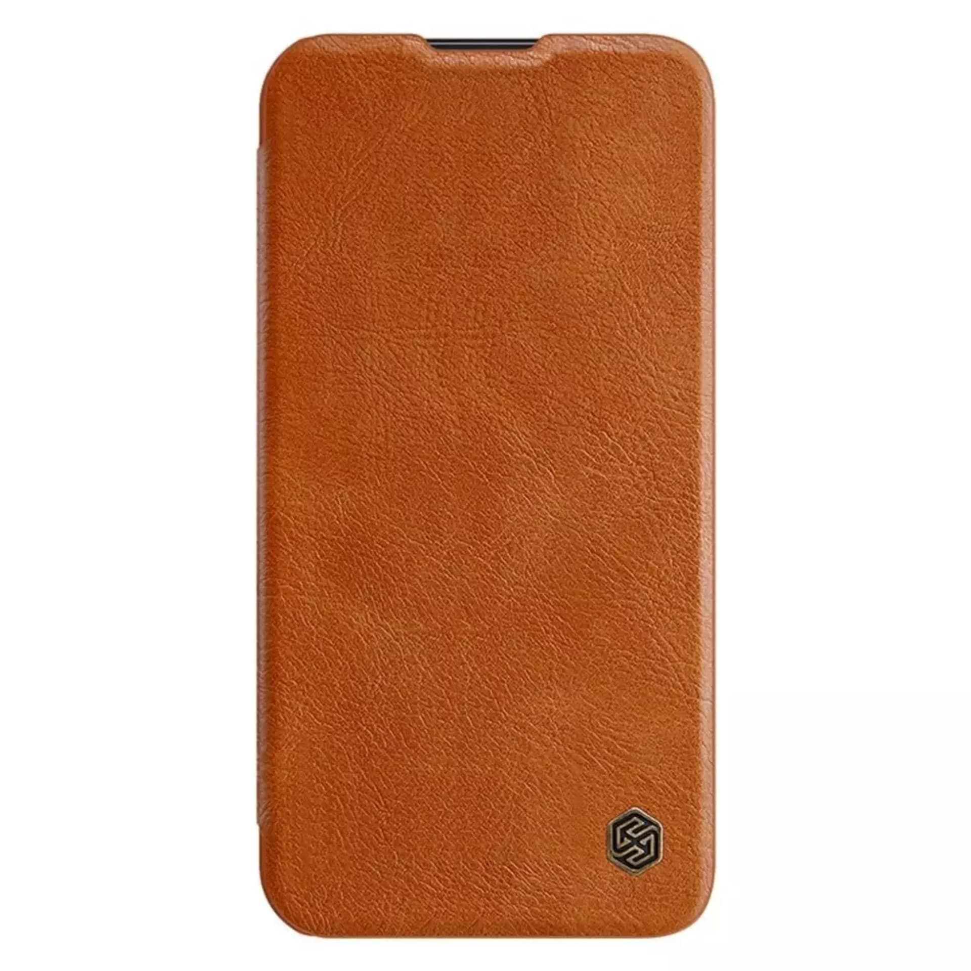 

Etui Nillkin Qin Leather Pro Case etui do Samsung Galaxy S23+ pokrowiec z klapką osłona na aparat brązowe