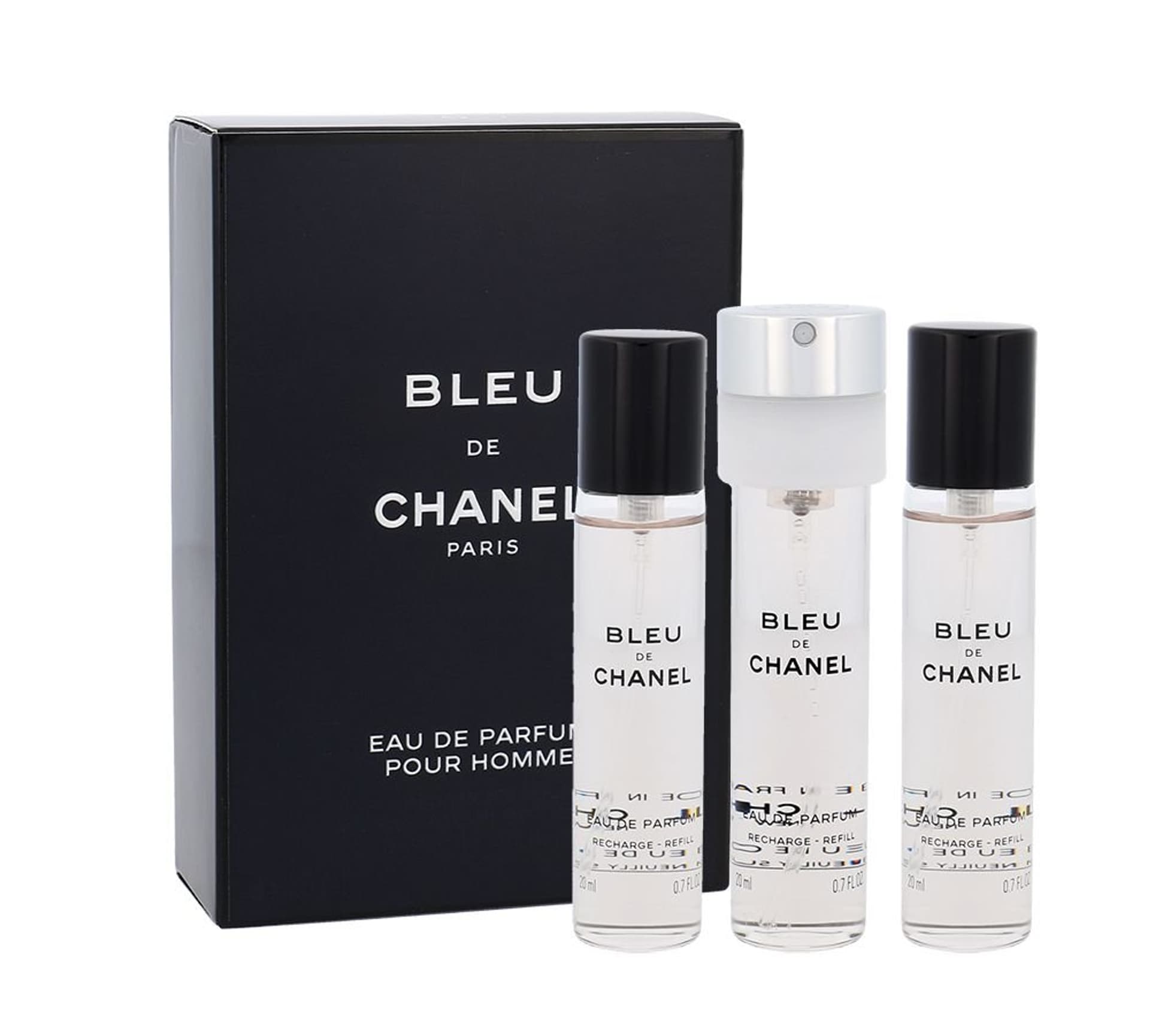 

Chanel Bleu de Chanel 3x 20ml Napełnienie EDP 60ml (M)
