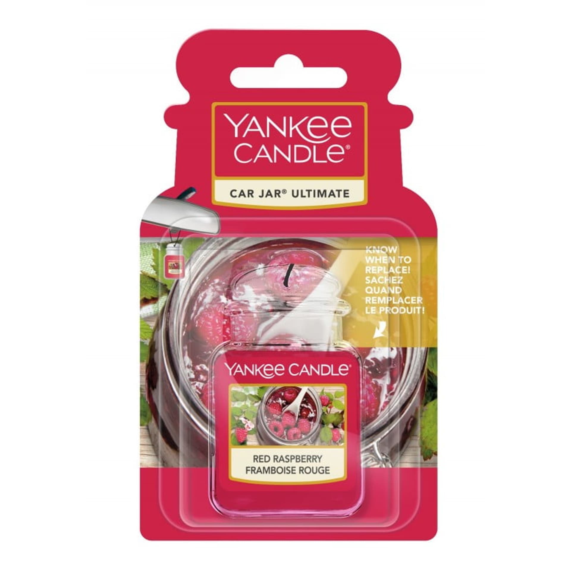 

Yankee Candle Car Jar Red Raspberry Zapach samochodowy 1 szt (U)