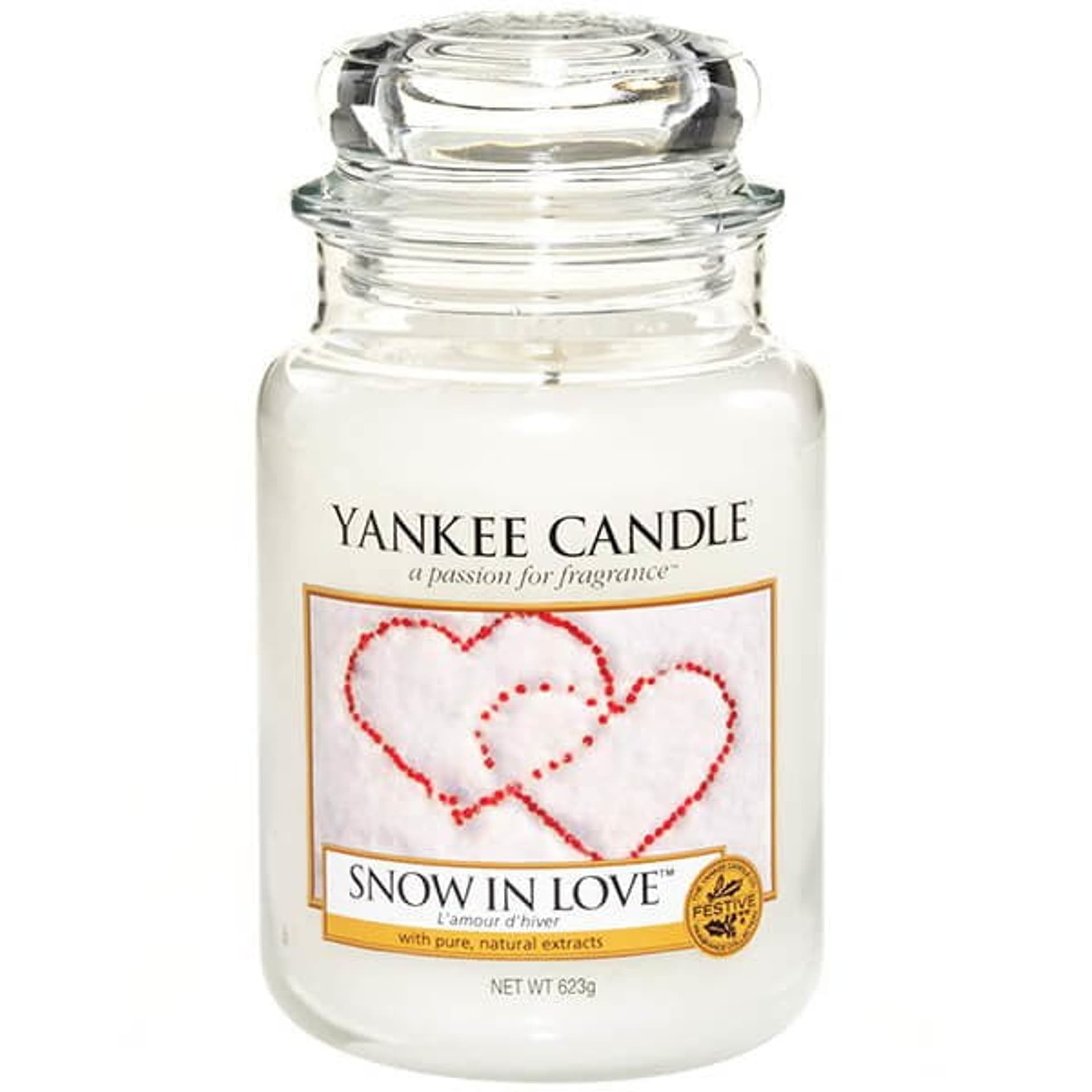 

Yankee Candle Świeca zapachowa duży słój Snow in Love 623g