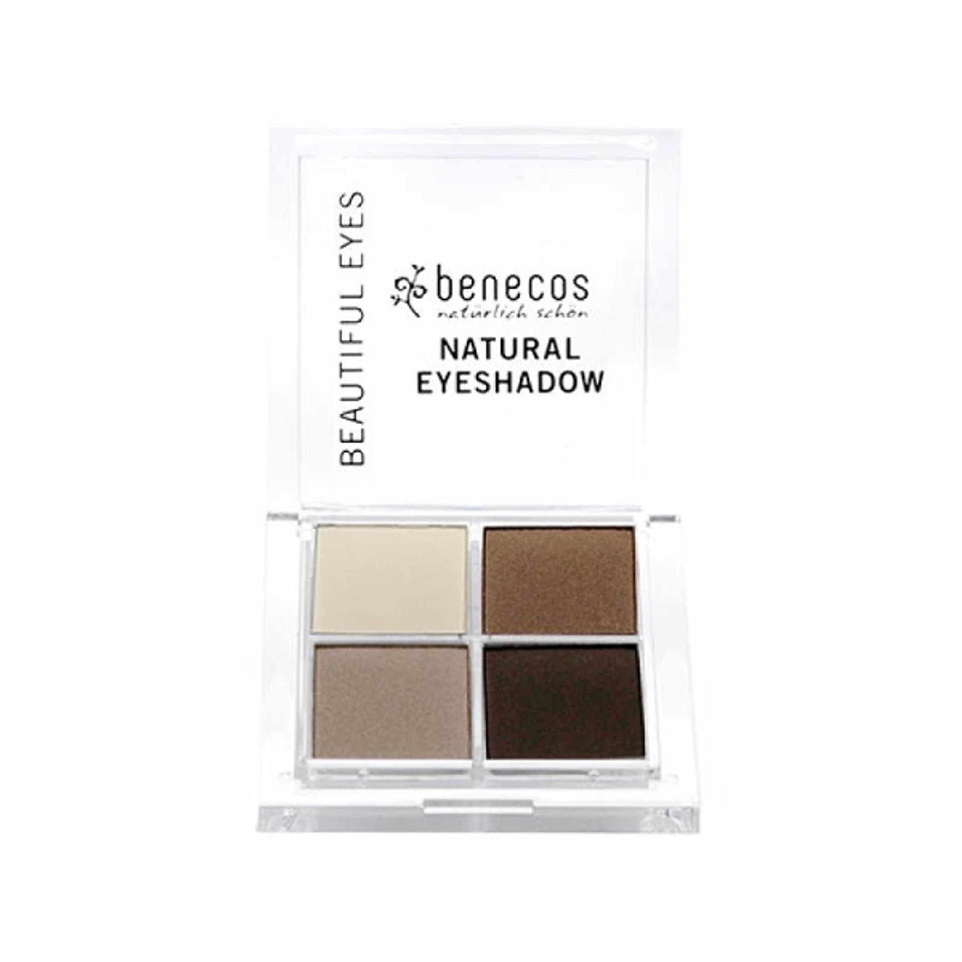 

Benecos Natural Quattro Eyeshadow paletka 4 naturalnych cieni do powiek Coffee Cream 8g