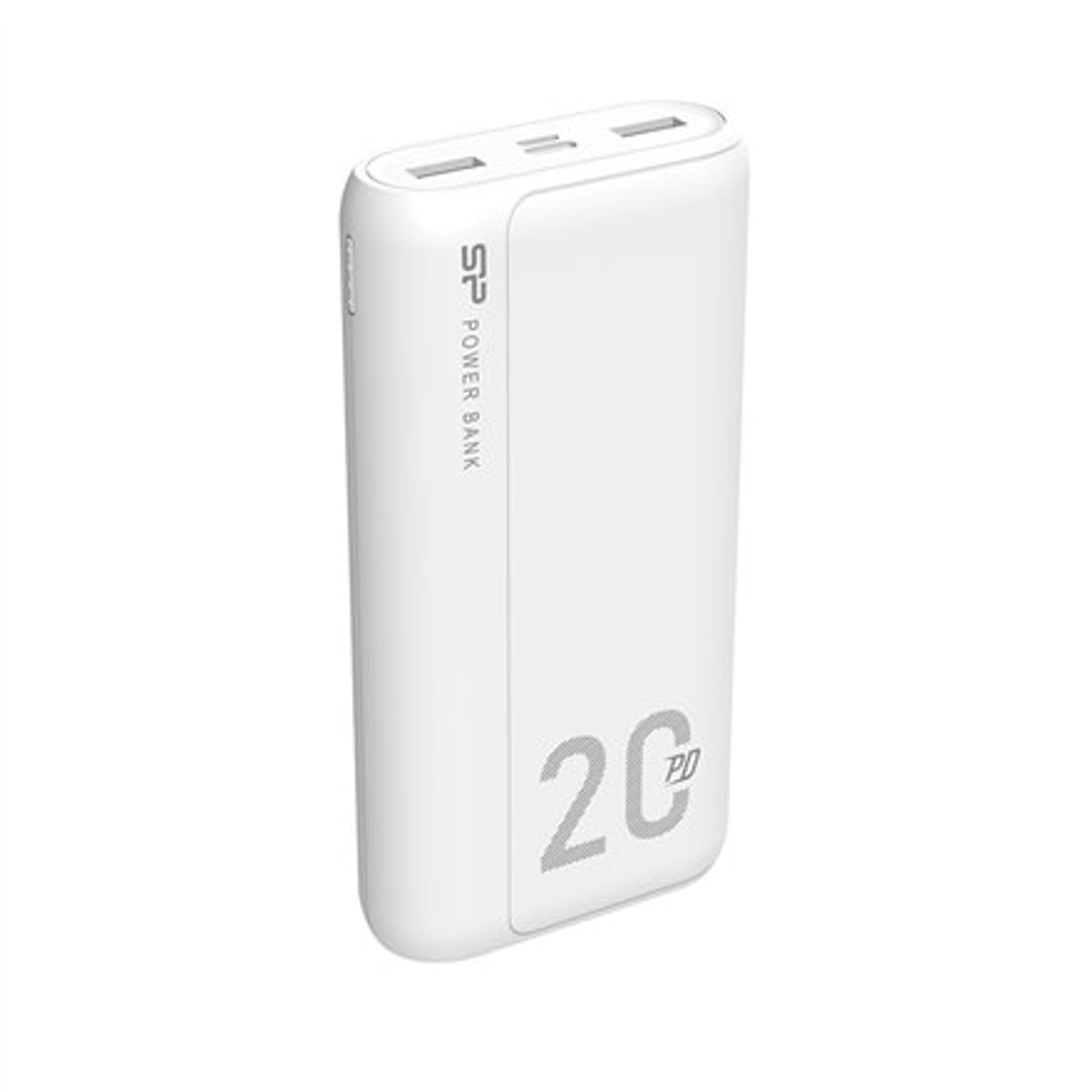 

Silicon Power Power Bank QS15 20000 mAh, biały