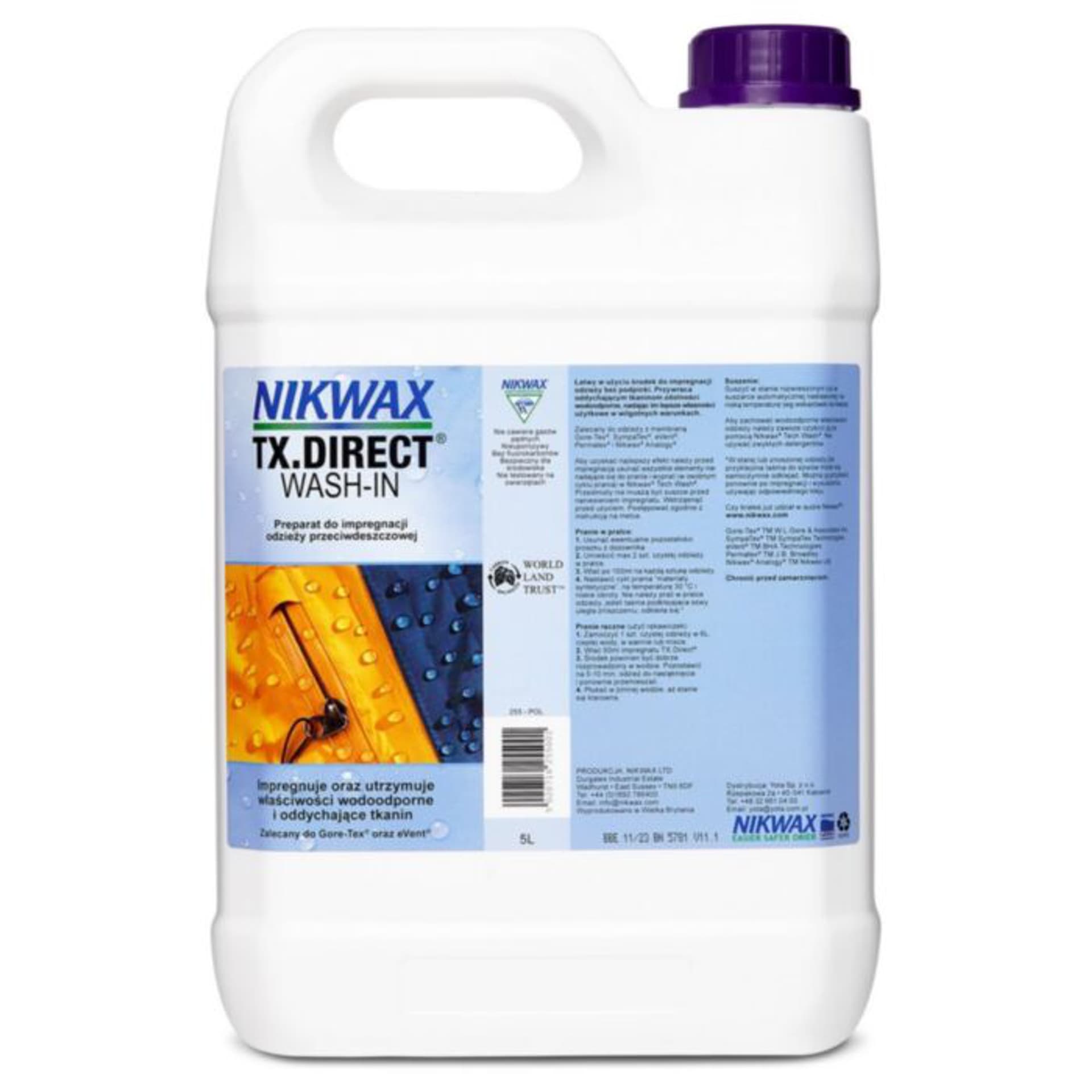 

Impregnat do odzieży Nikwax TX.Direct Wash-In 5 L