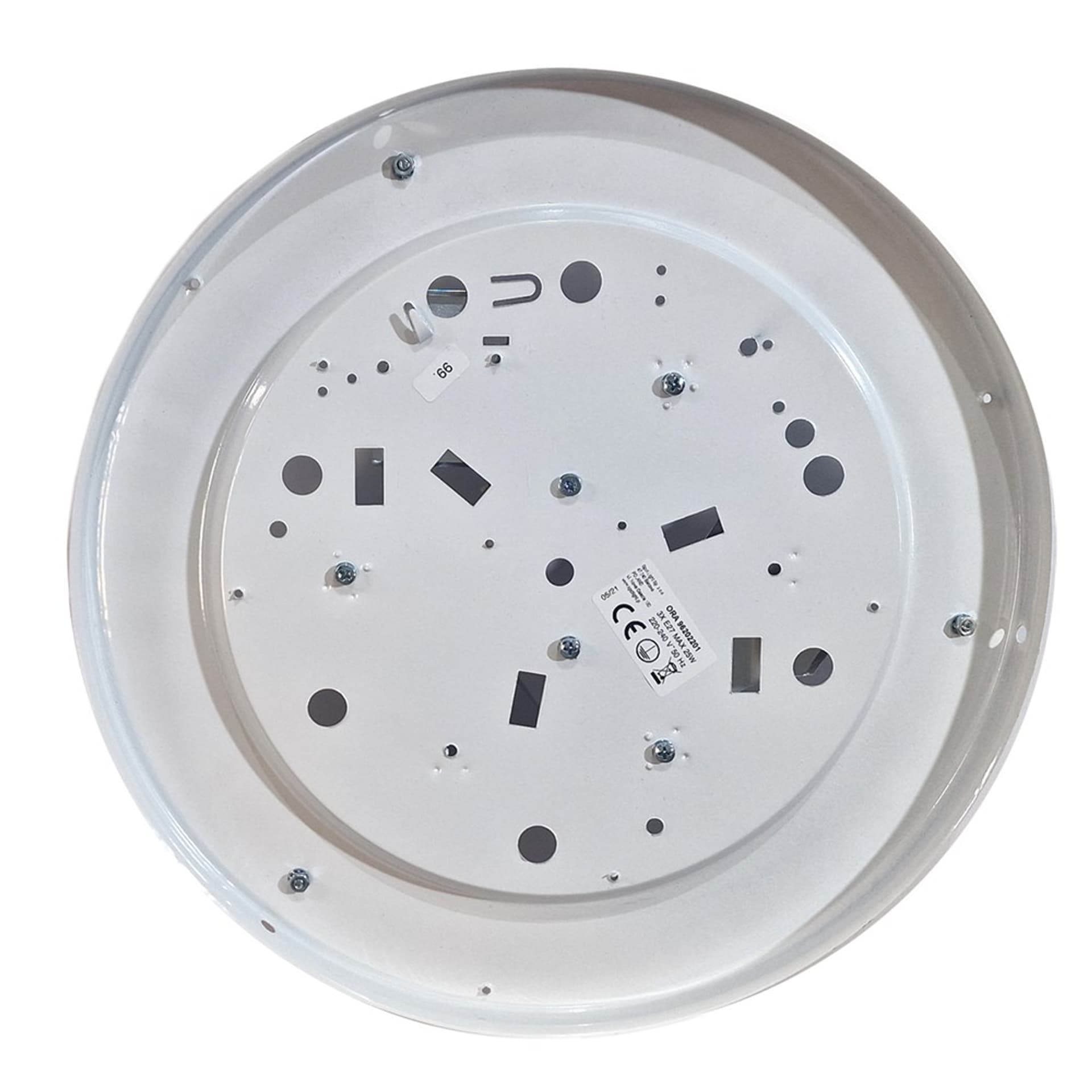 

Ora Lampa Sufitowa 3xE27 Max.25W Biały/Złoty