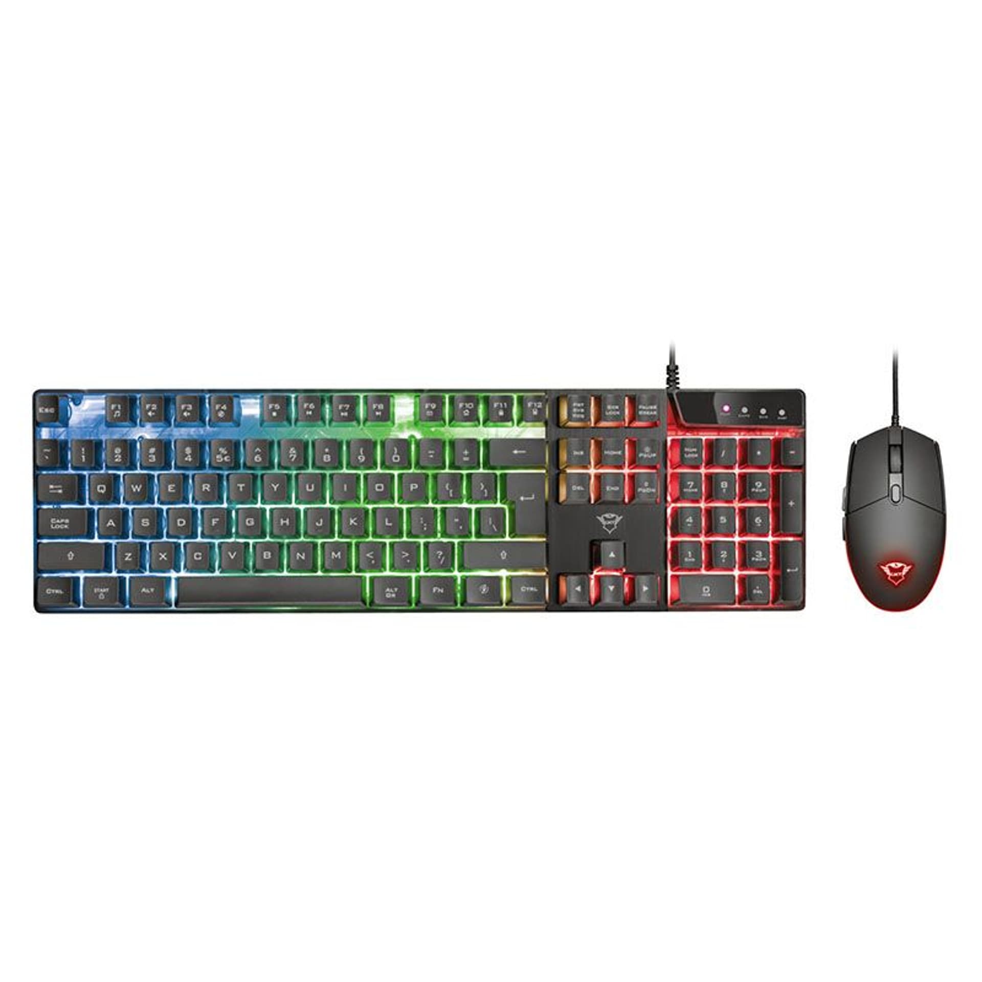 

Trust GXT 838 AZOR - Zestaw gamingowy klawiatura i mysz LED