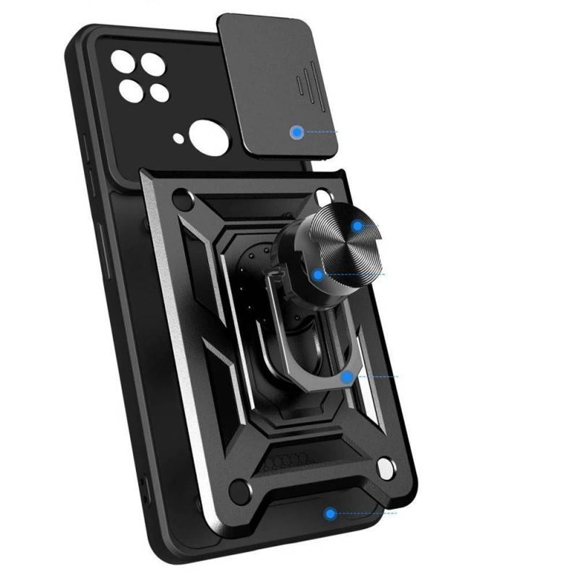 

Etui XIAOMI REDMI 12C Nexeri CamShield Pro czarne