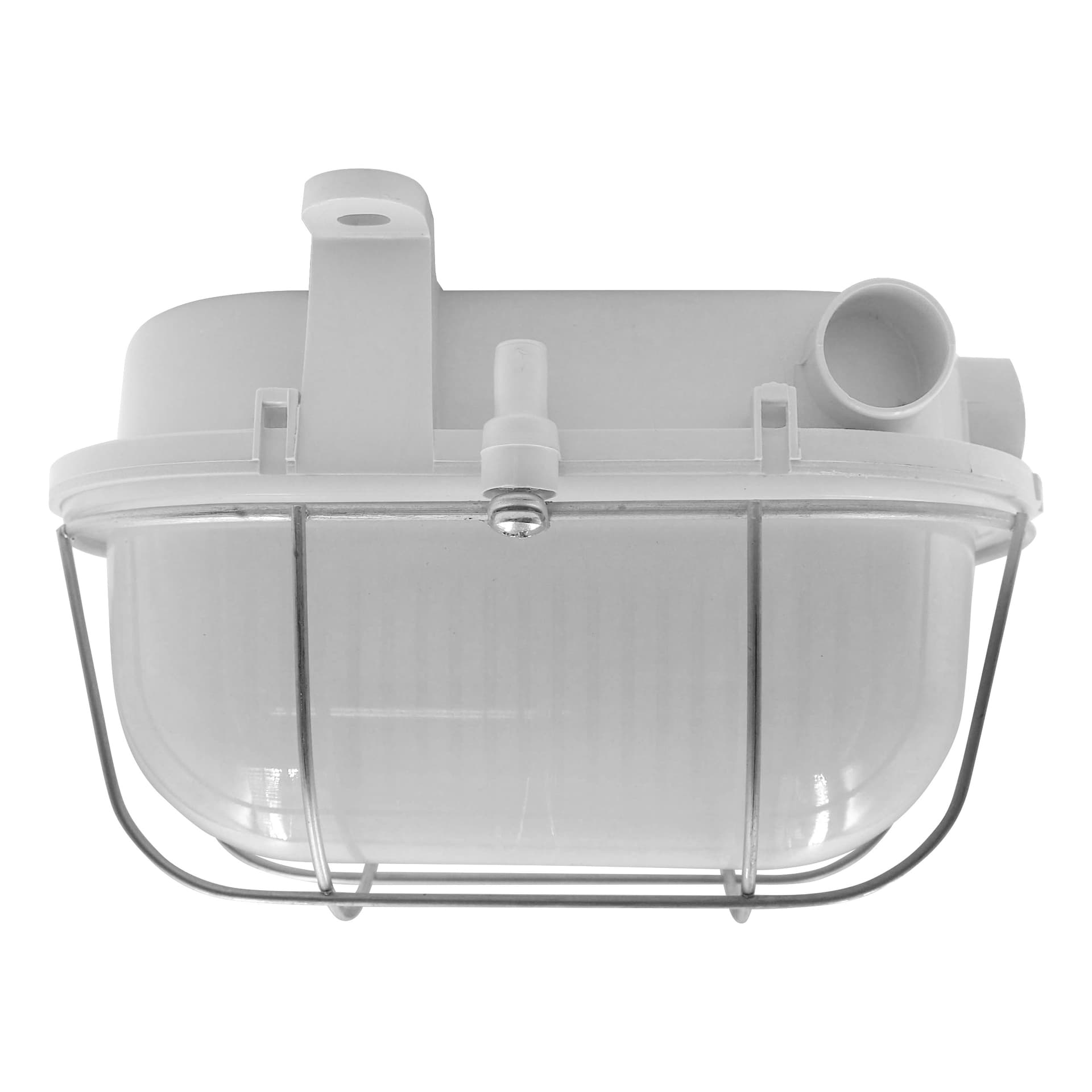 

OVAL 7040T/R, oprawa oświetleniowa, 40W, E27, IP44, IK10, klosz poliwęglan matowy, podstawa polipropylen, siatka metalowa rozkładana, biała