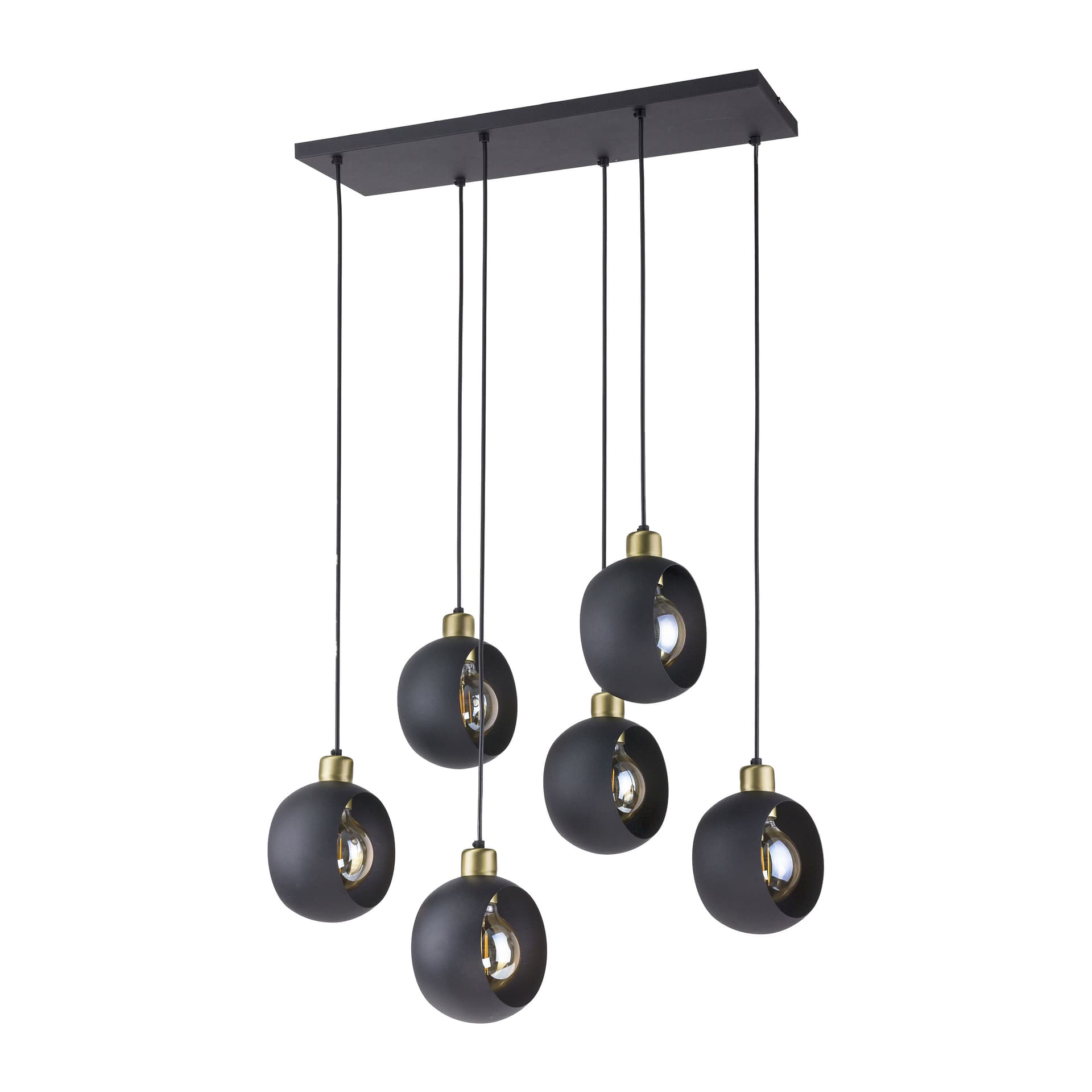 

JALA 6P, lampa wisząca, E27 max.15W, czarna